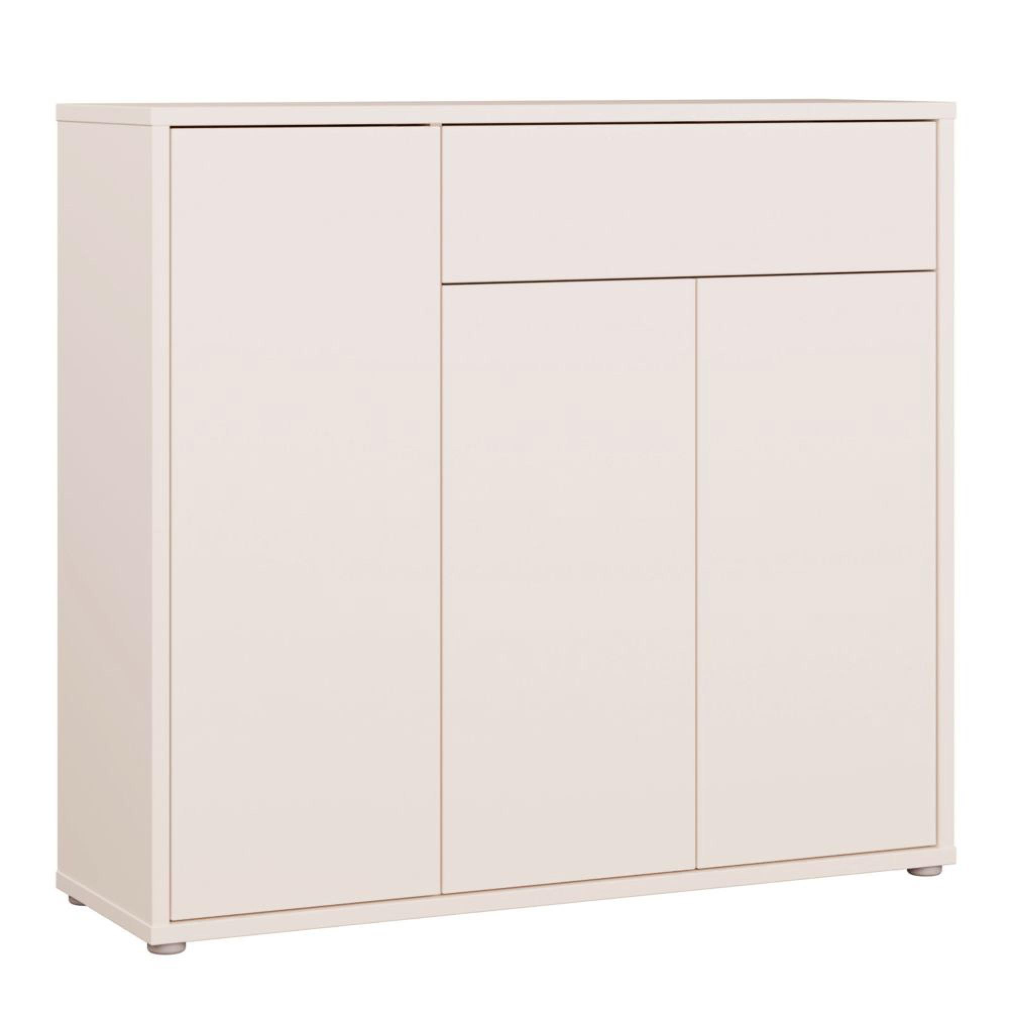 Alice Springs Storage Cabinet - 3 Door - 1 Drawer - Sand