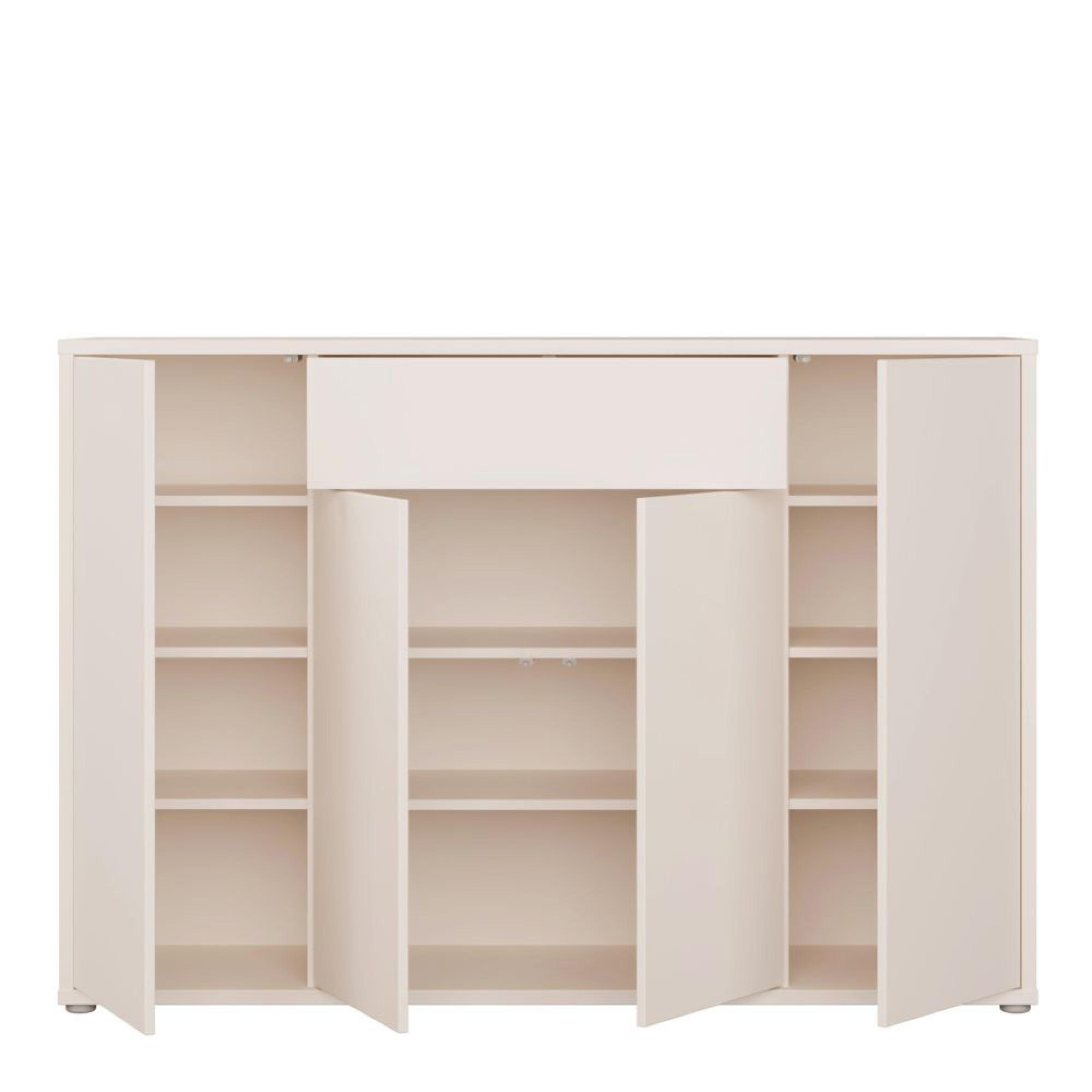 Alice Springs Storage Cabinet - 4 Door - 1 Drawer - Sand