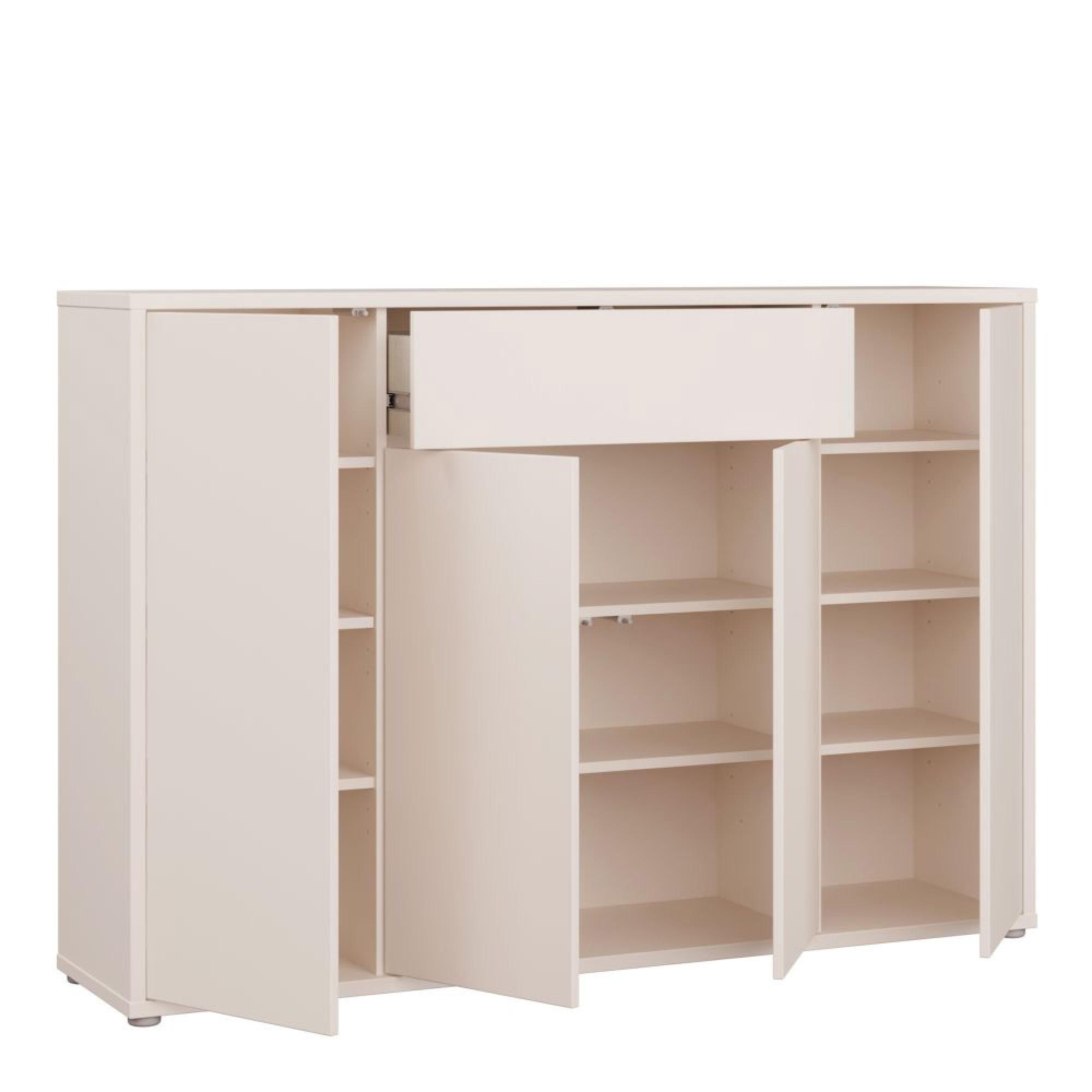 Alice Springs Storage Cabinet - 4 Door - 1 Drawer - Sand