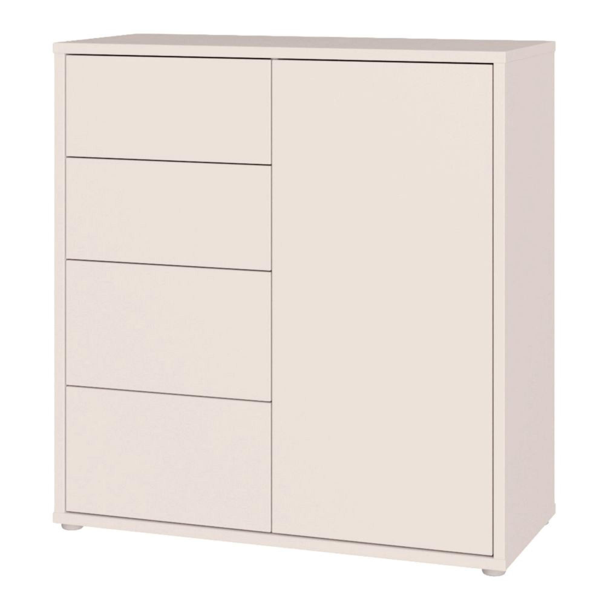 Alice Springs Storage Cabinet - 1 Door - 4 Drawer - Sand
