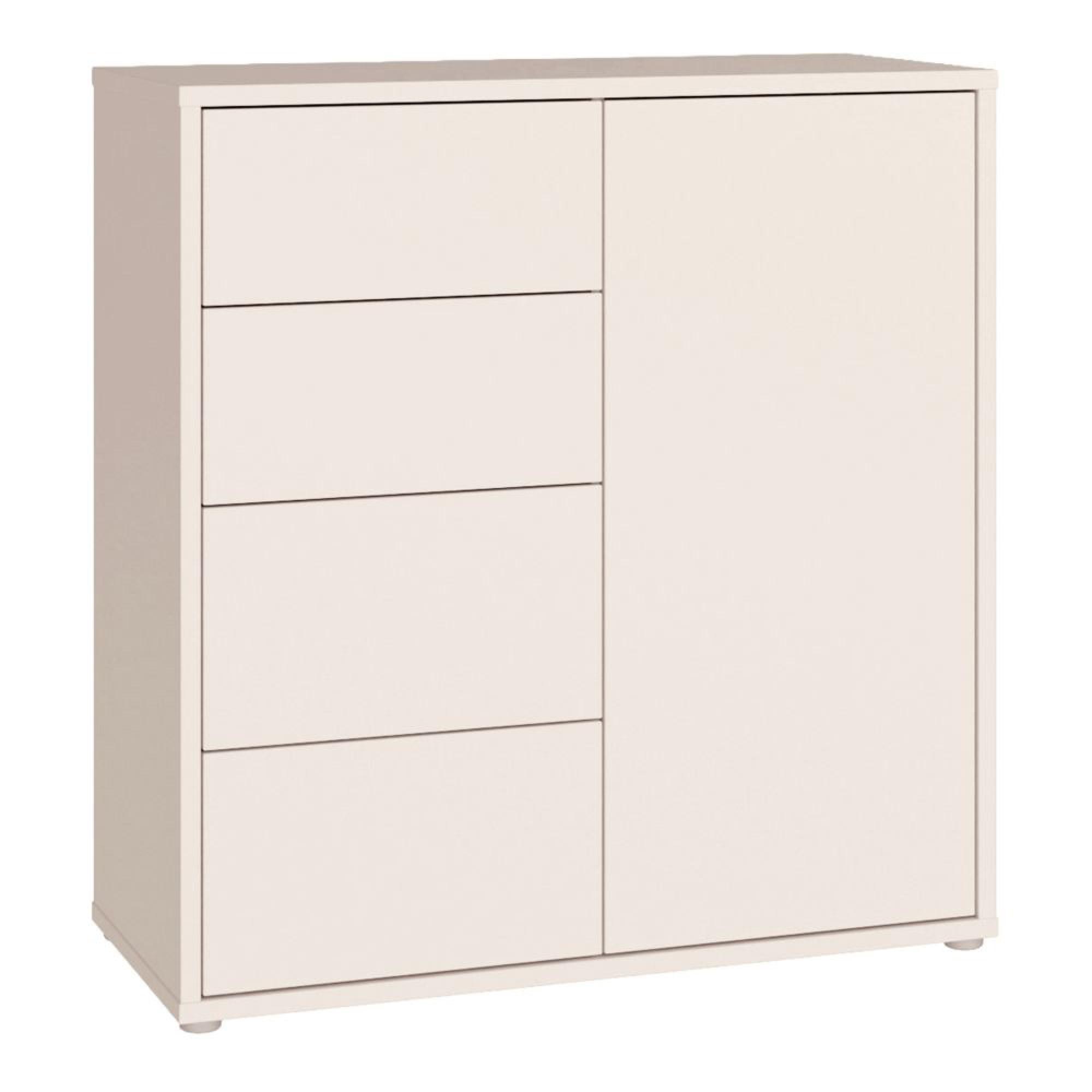 Alice Springs Storage Cabinet - 1 Door - 4 Drawer - Sand