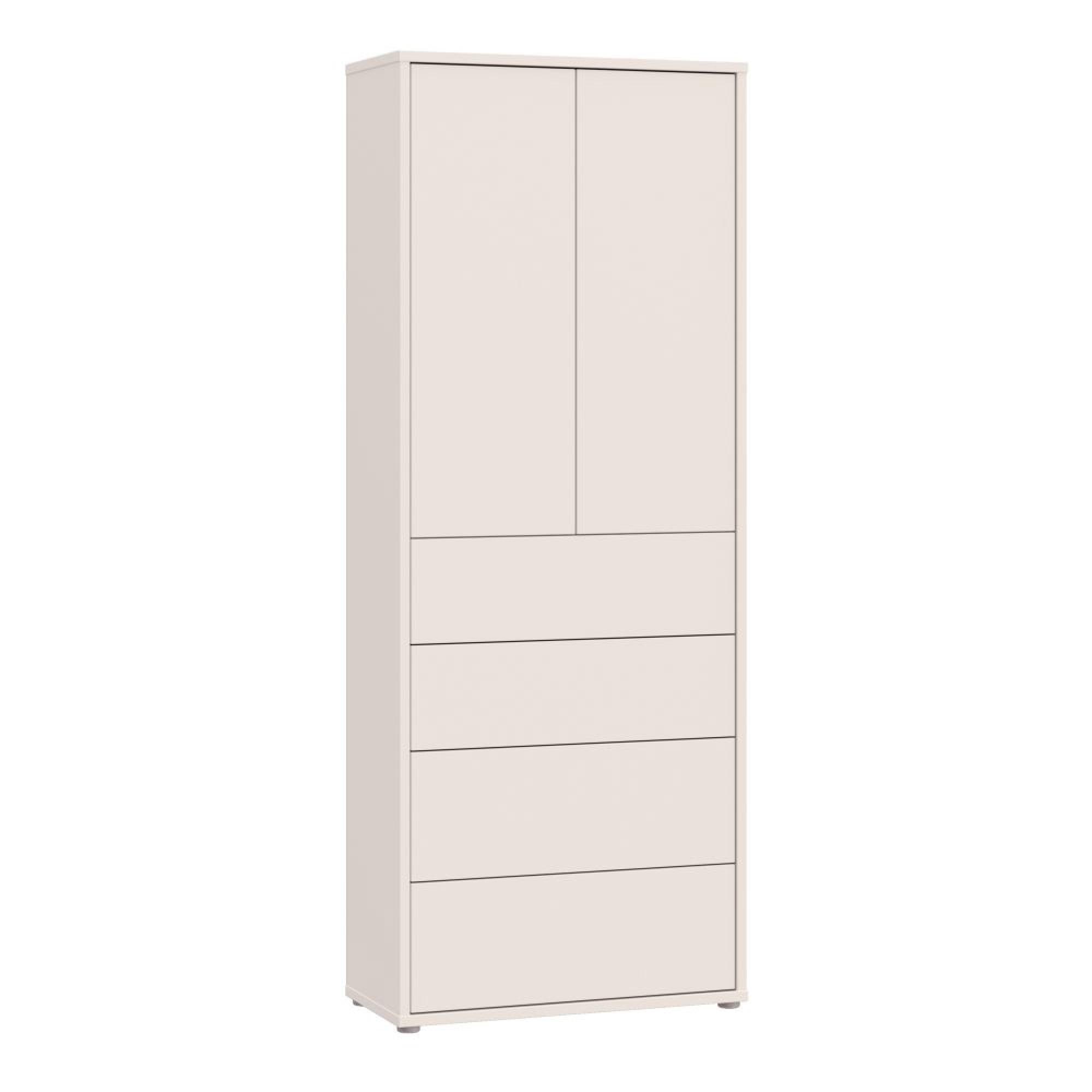 Alice Springs Storage Cabinet - 2 Door - 4 Drawer - Tall - Sand
