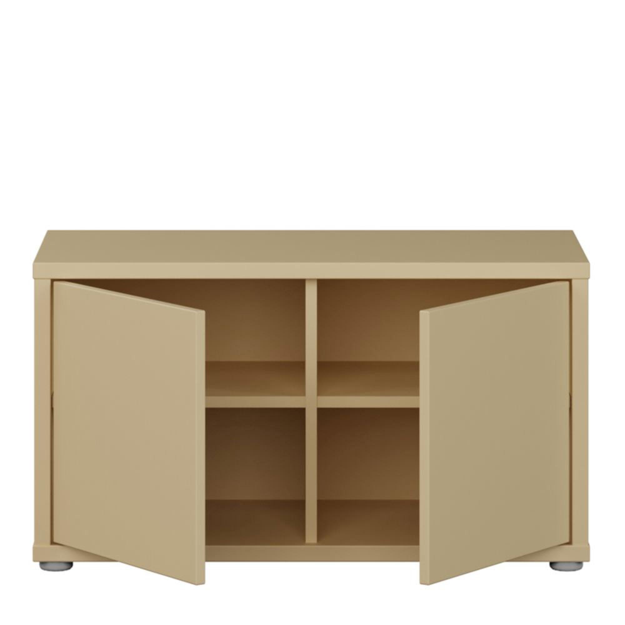 Alice Springs Storage Cabinet - 2 Door - Butter Yellow