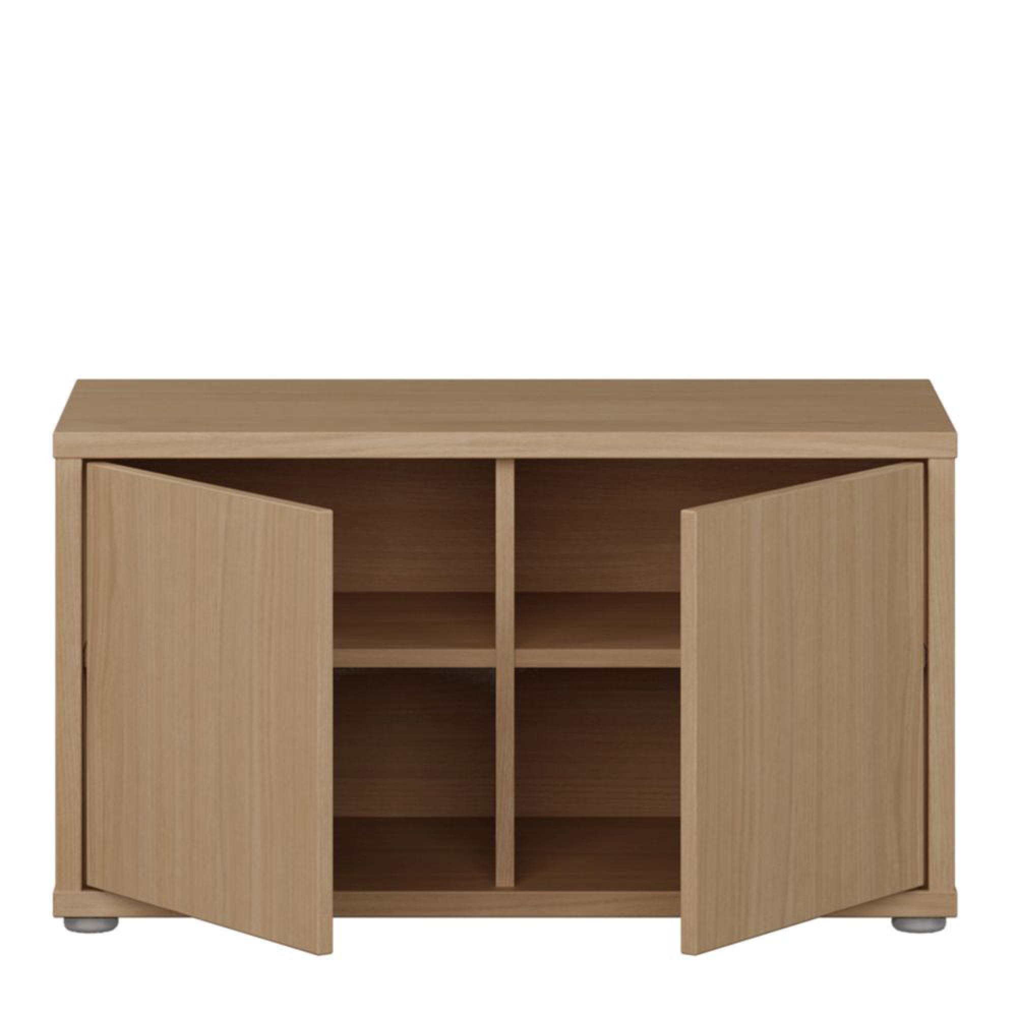 Alice Springs Storage Cabinet - 2 Door - Elegancia Oak
