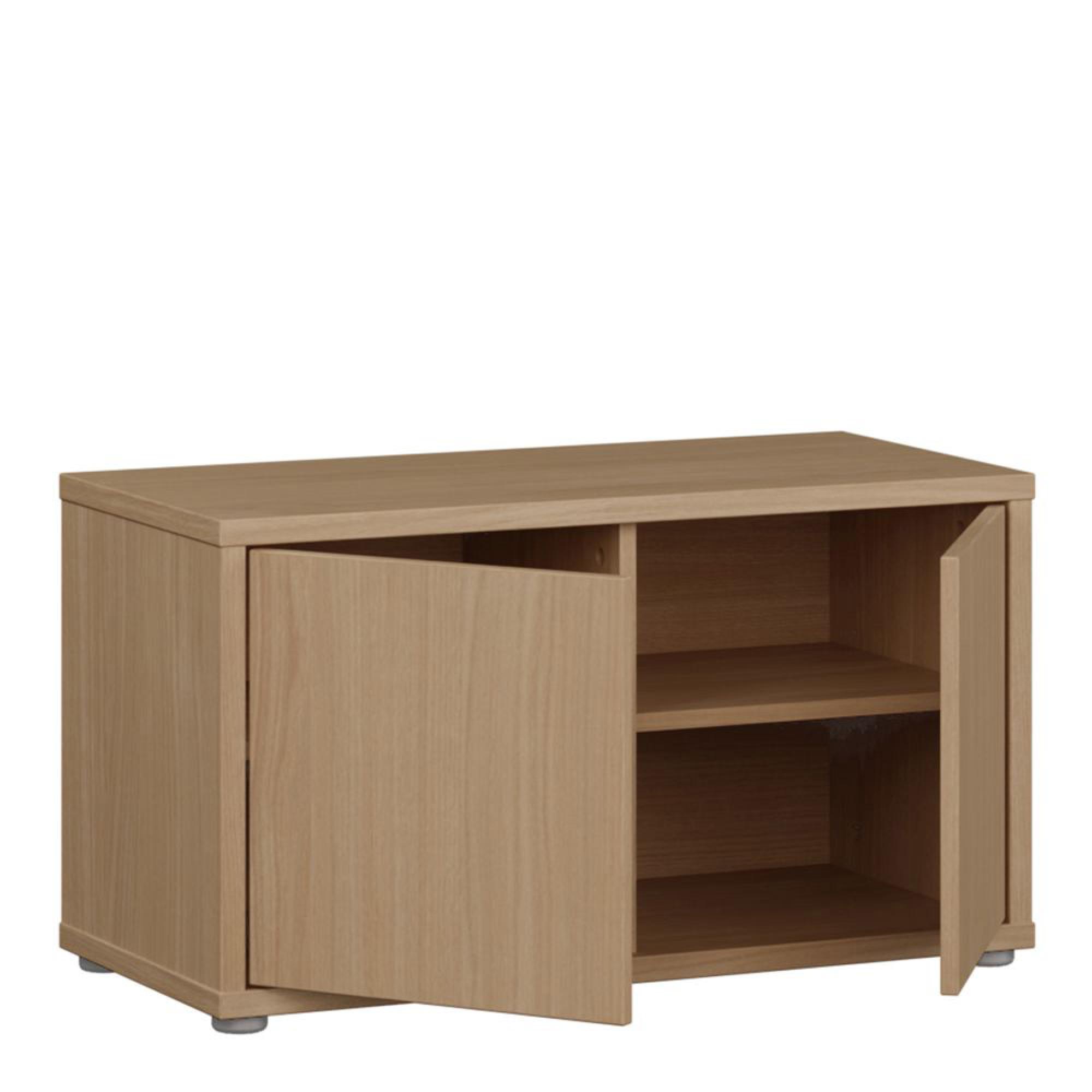 Alice Springs Storage Cabinet - 2 Door - Elegancia Oak