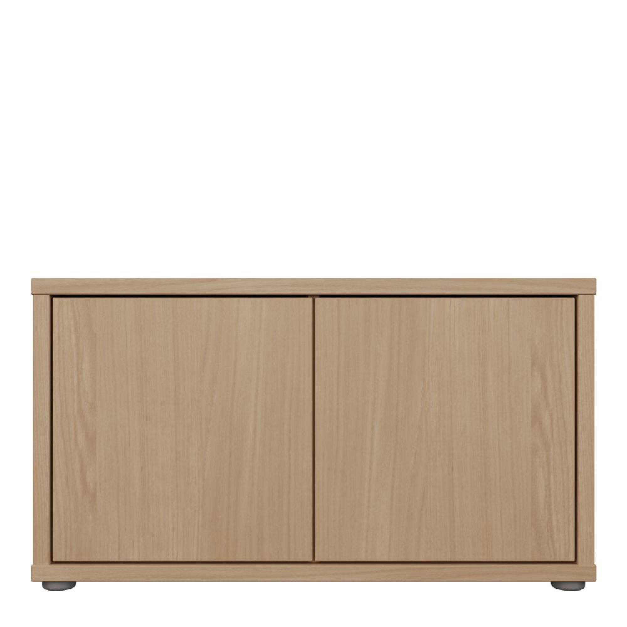Alice Springs Storage Cabinet - 2 Door - Elegancia Oak