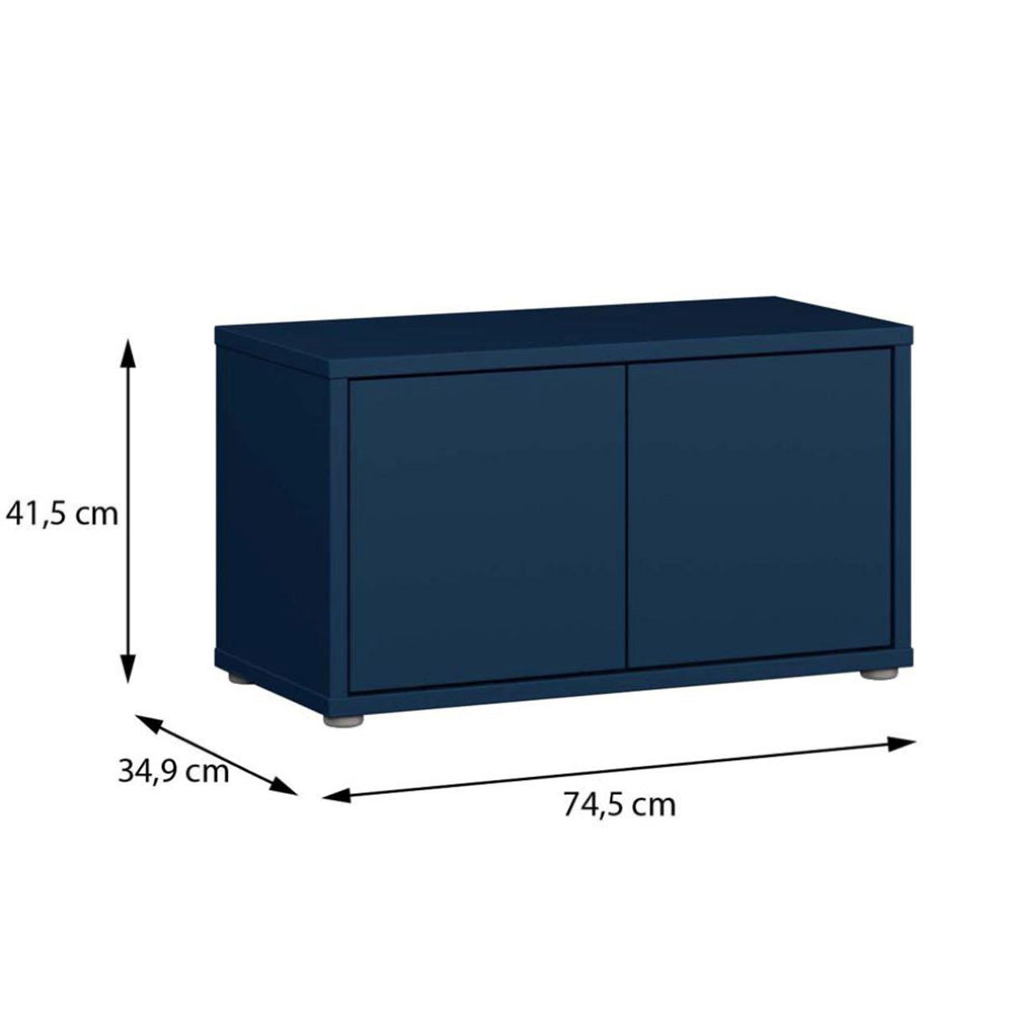 Alice Springs Storage Cabinet - 2 Door - Night Blue