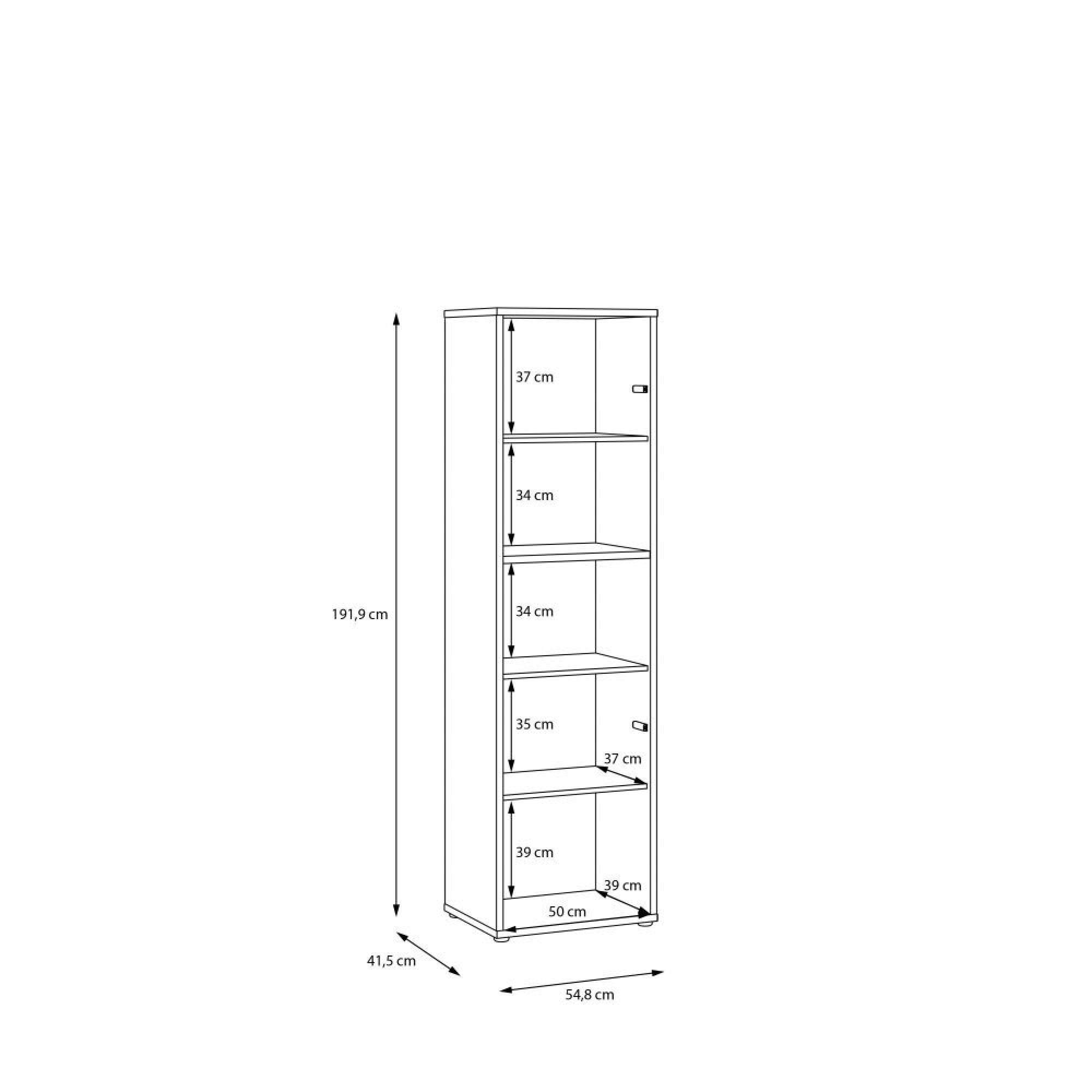 Alice Springs Storage Cabinet - 2 Door - Tall - Sand