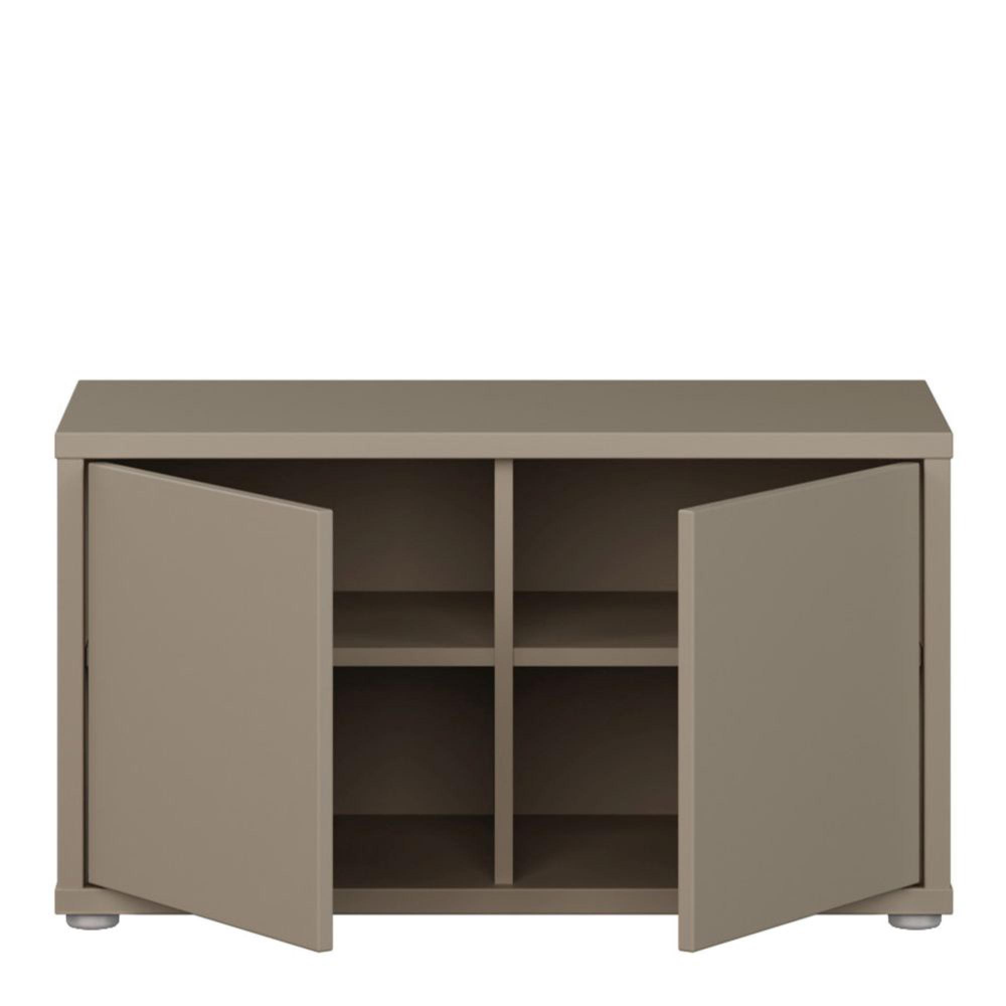 Alice Springs Storage Cabinet - 2 Door - Taupe