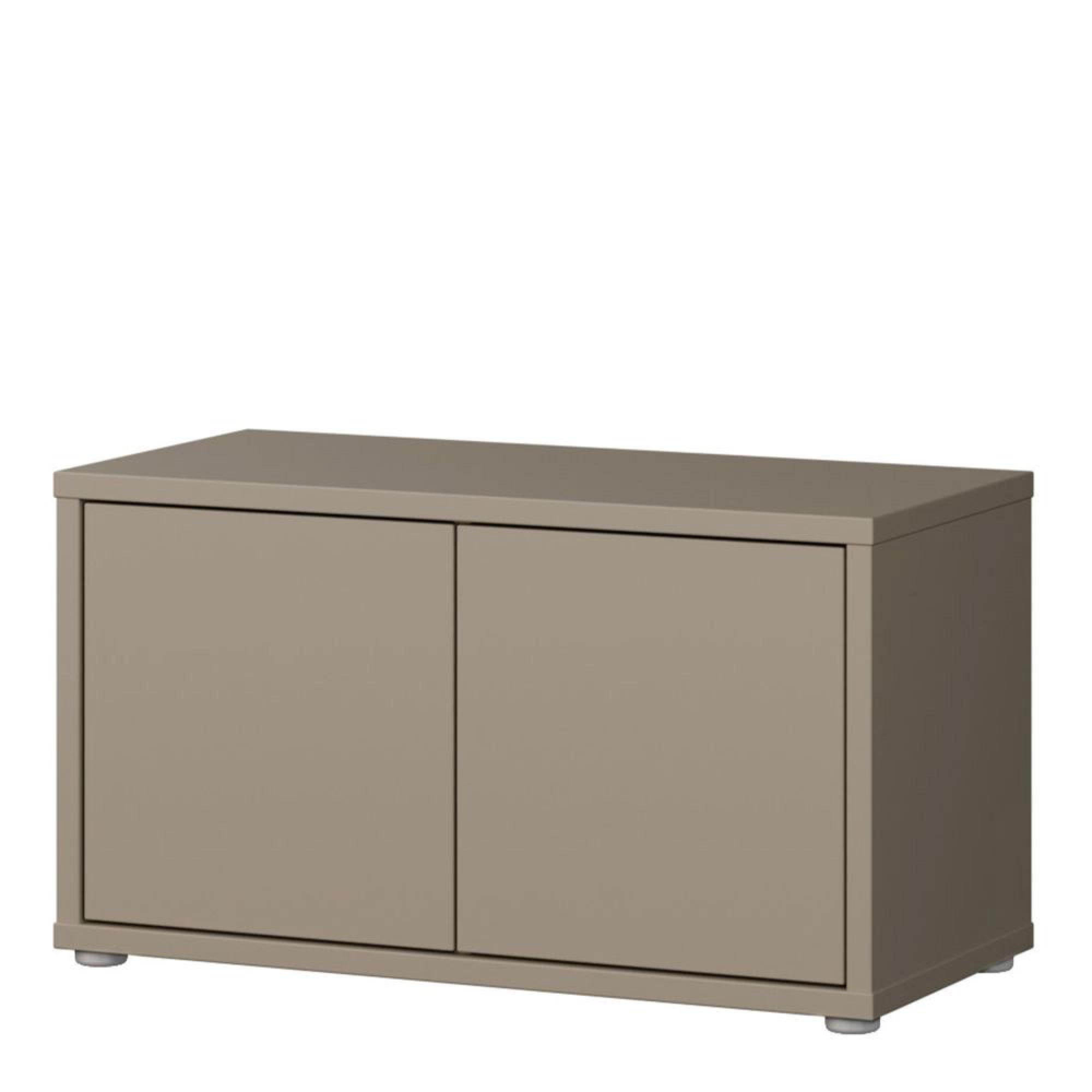 Alice Springs Storage Cabinet - 2 Door - Taupe