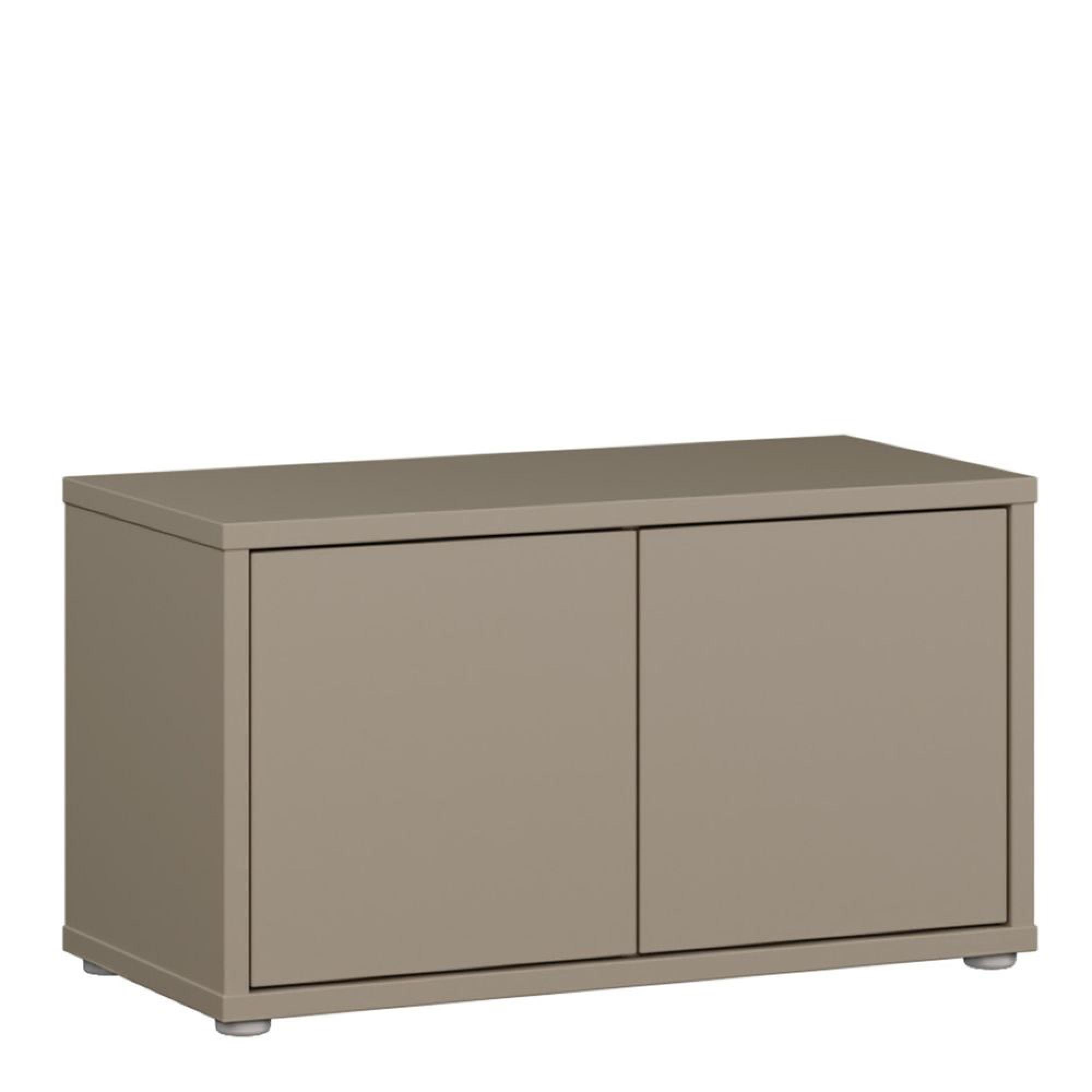 Alice Springs Storage Cabinet - 2 Door - Taupe