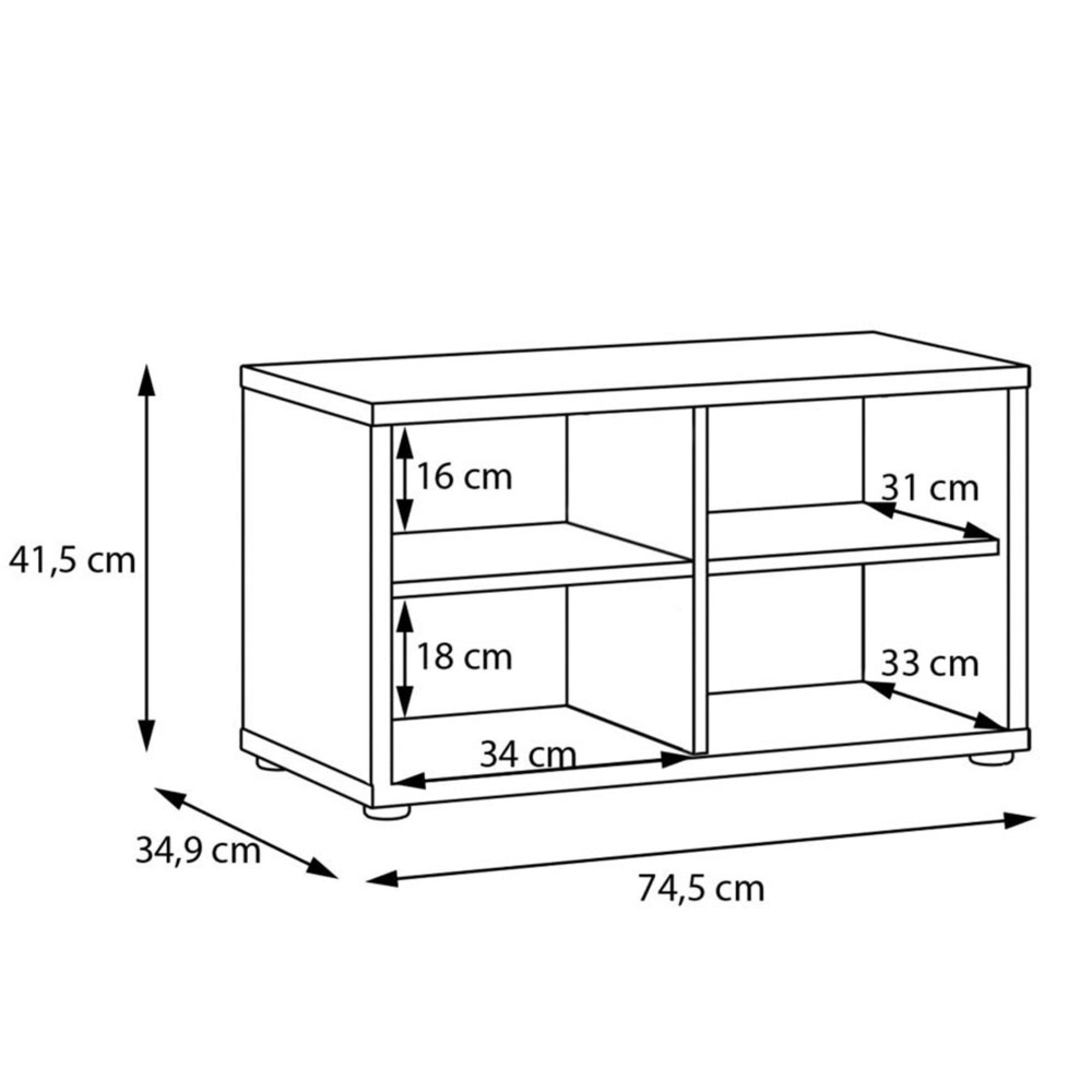 Alice Springs Storage Cabinet - 2 Door - Taupe