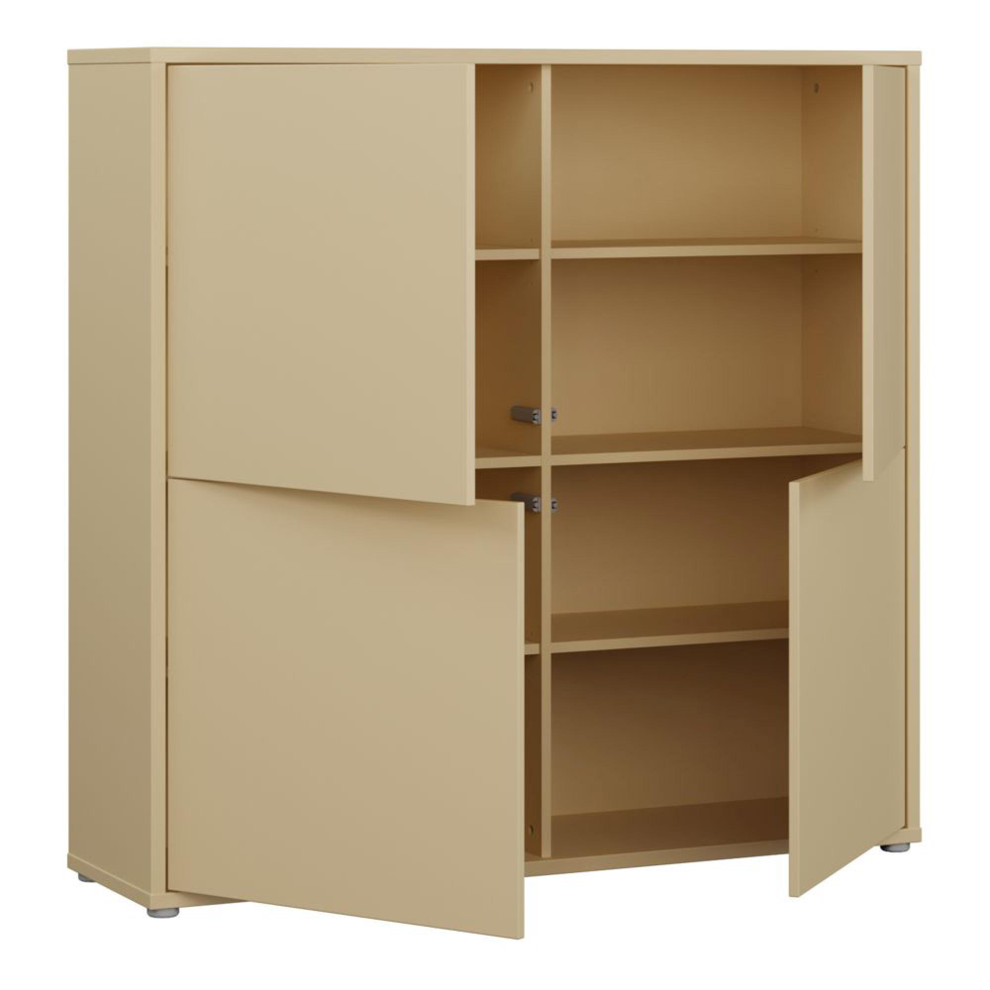 Alice Springs Storage Cabinet - 4 Door - Large - Butter Yellow