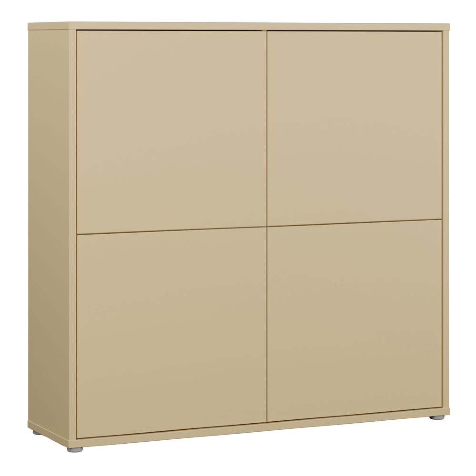 Alice Springs Storage Cabinet - 4 Door - Large - Butter Yellow