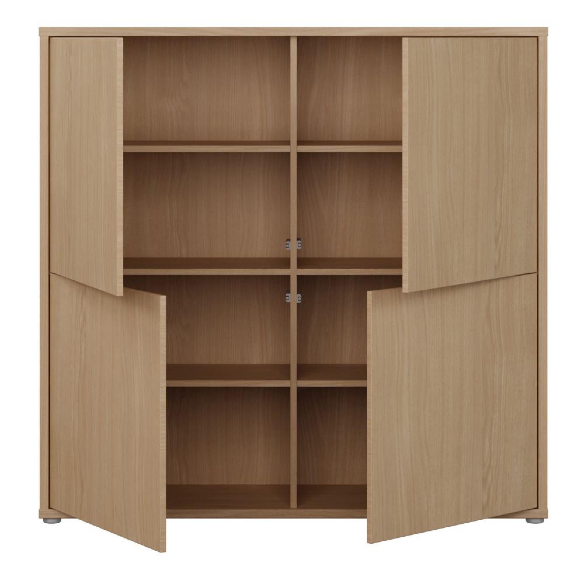 Alice Springs Storage Cabinet - 4 Door - Large - Elegancia Oak