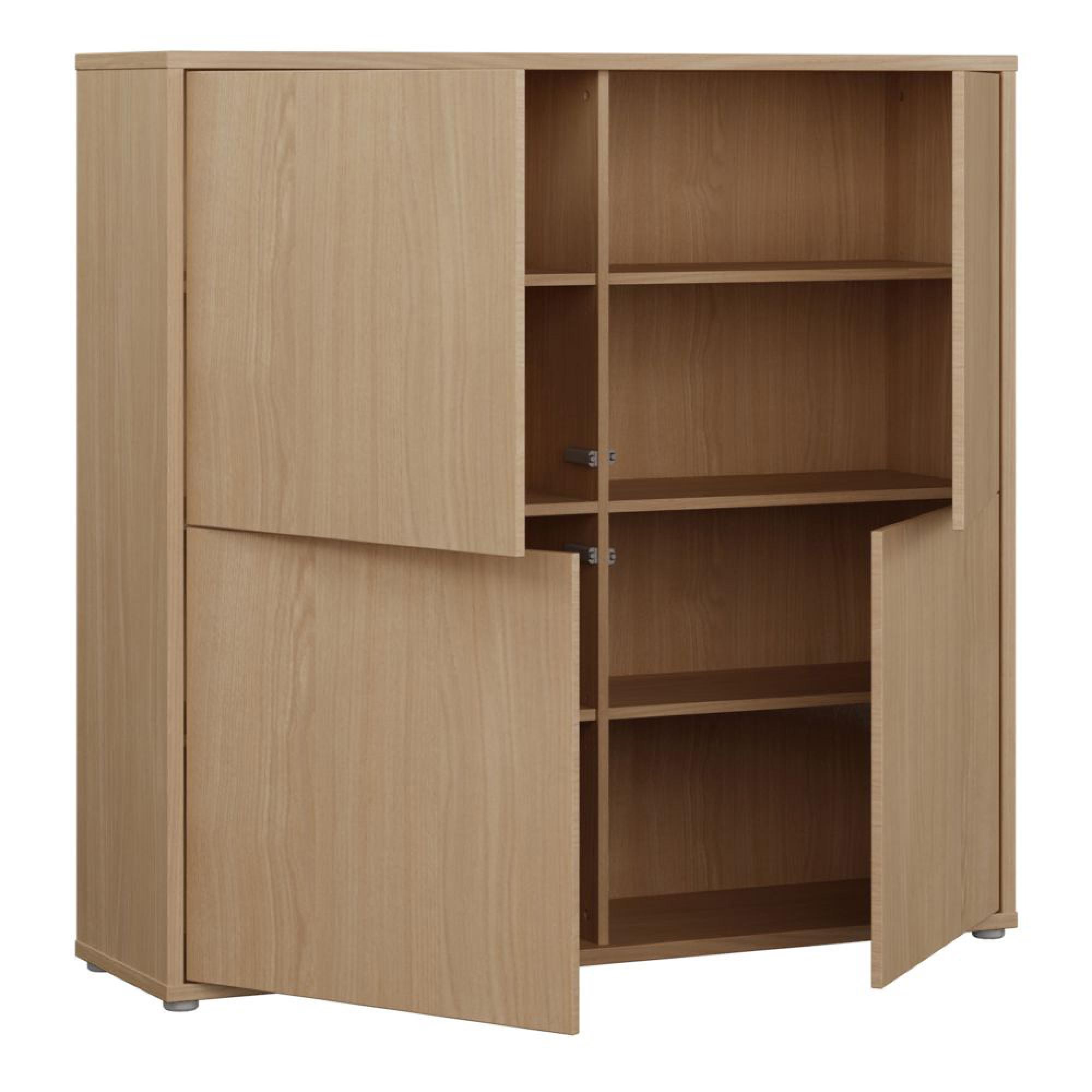 Alice Springs Storage Cabinet - 4 Door - Large - Elegancia Oak