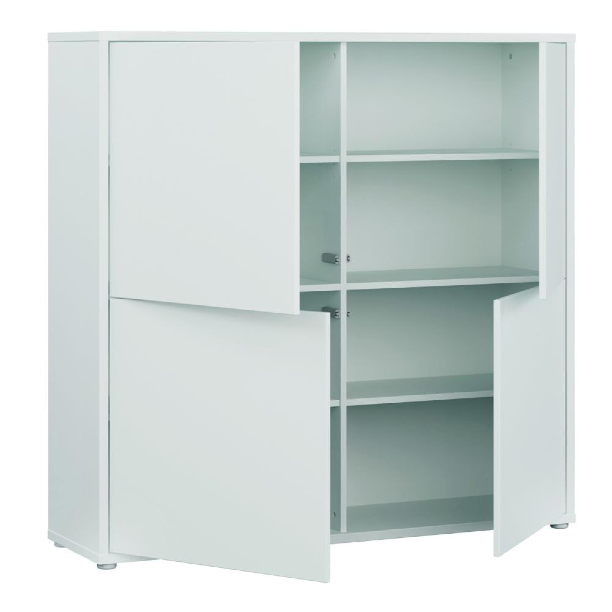 Alice Springs Storage Cabinet - 4 Door - Large - Light Grey