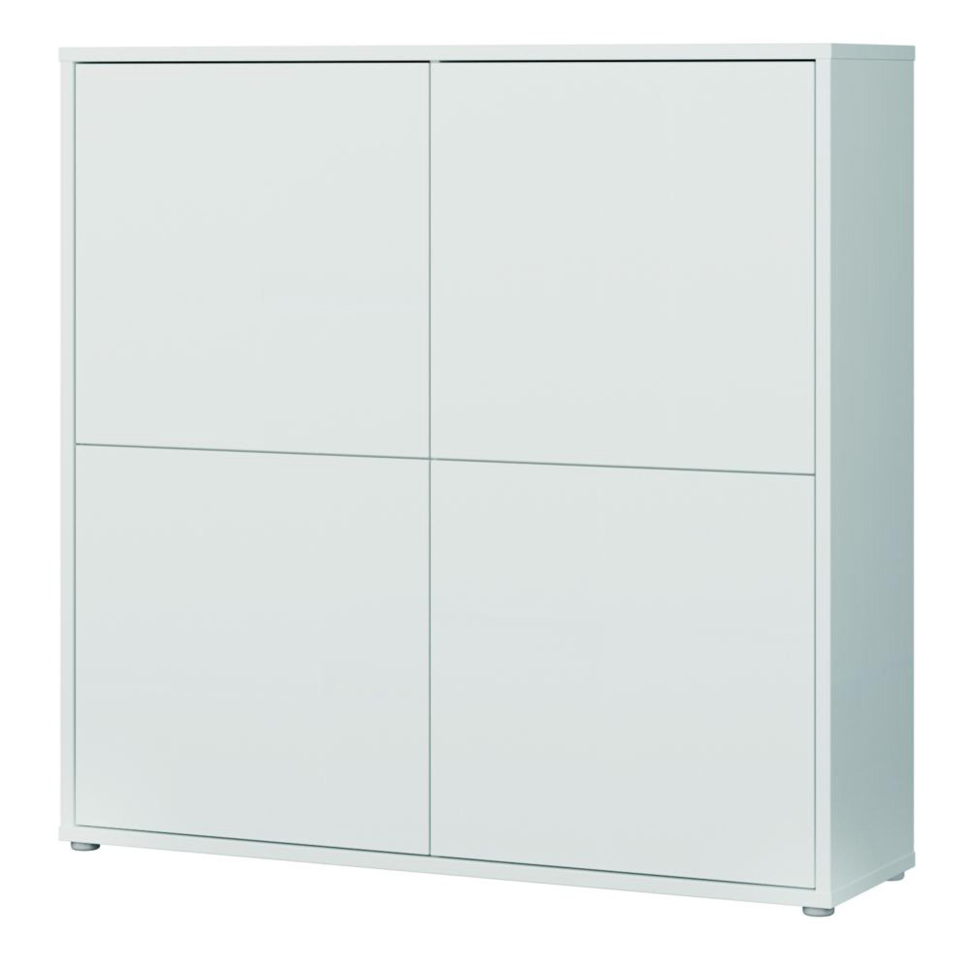 Alice Springs Storage Cabinet - 4 Door - Large - Light Grey