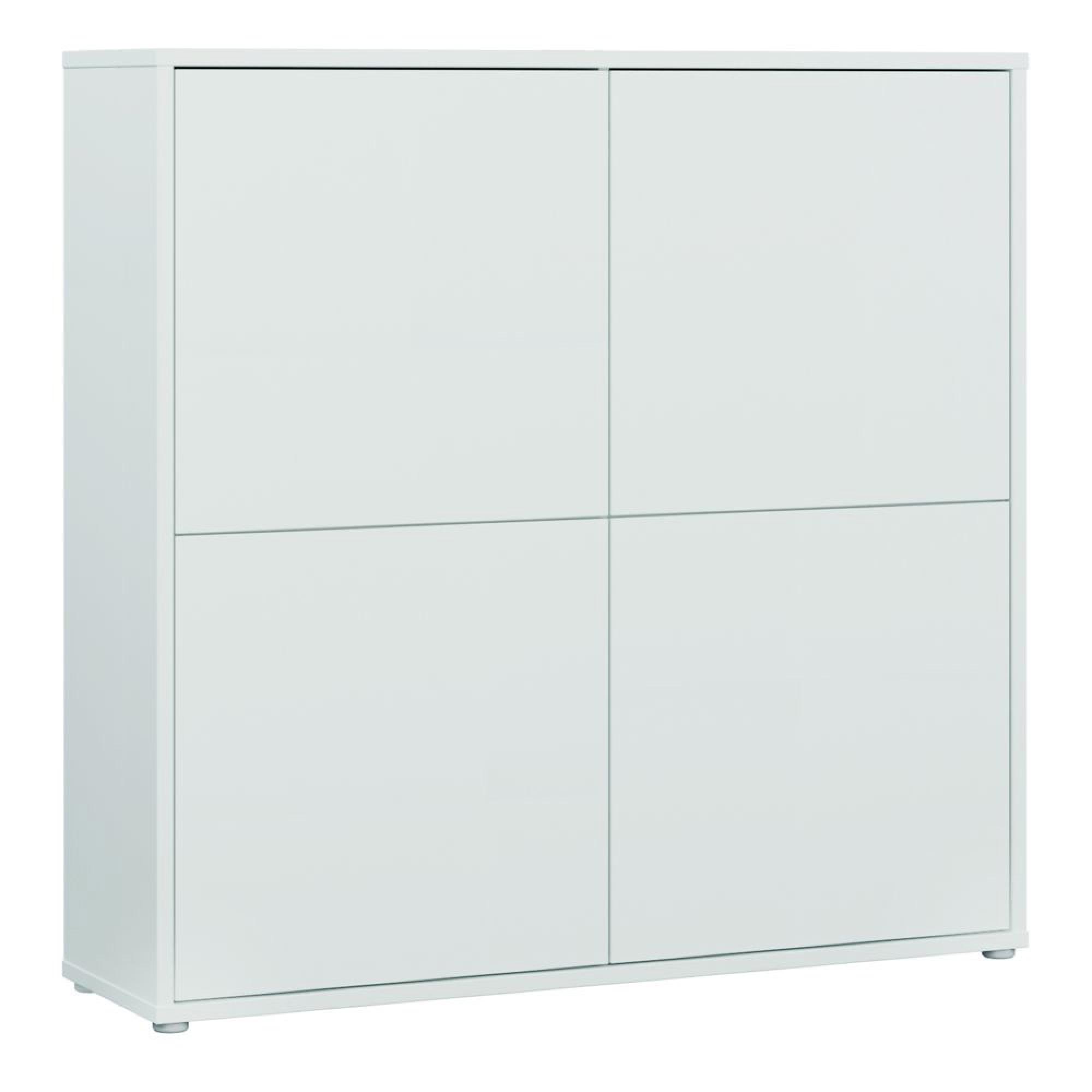 Alice Springs Storage Cabinet - 4 Door - Large - Light Grey