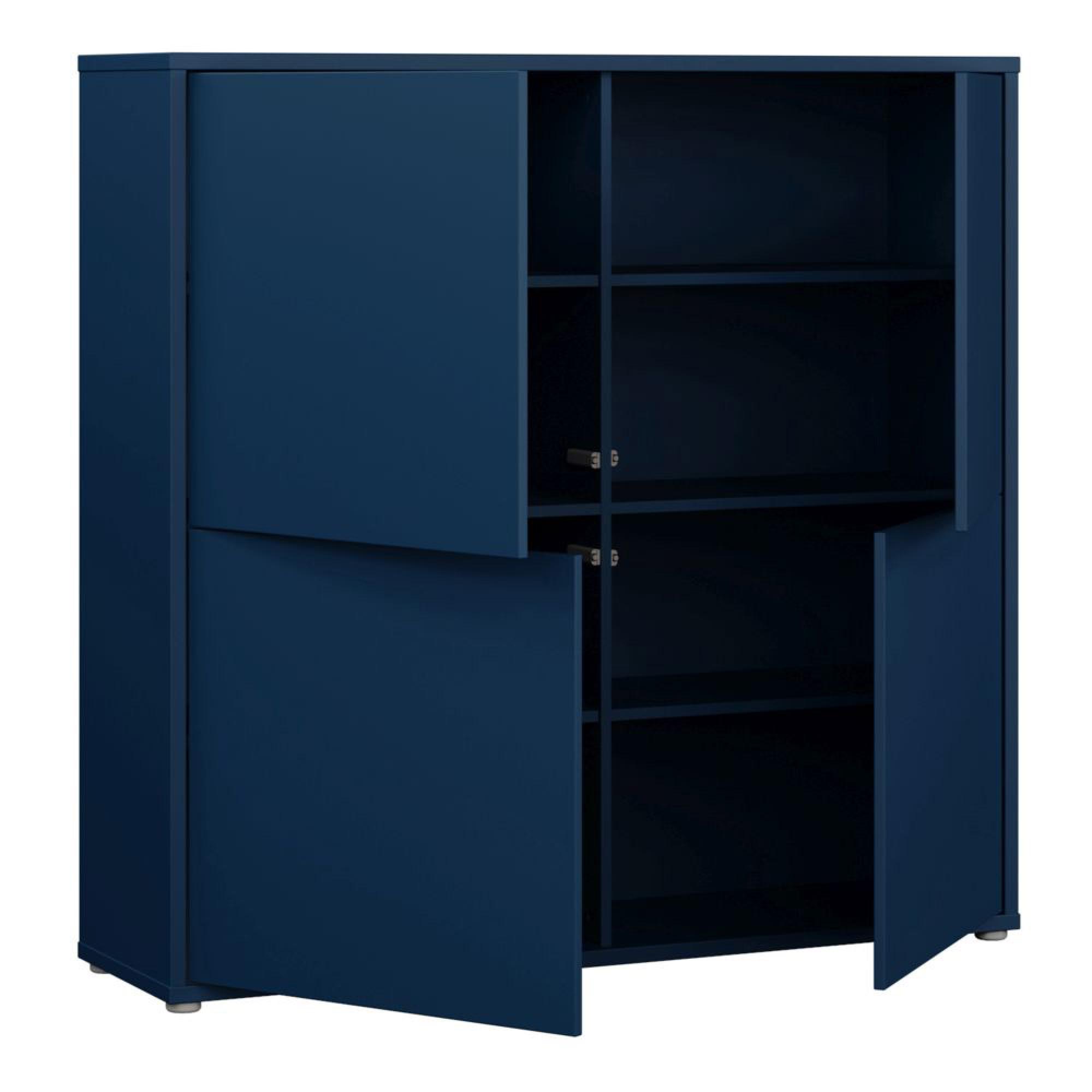 Alice Springs Storage Cabinet - 4 Door - Large - Night Blue
