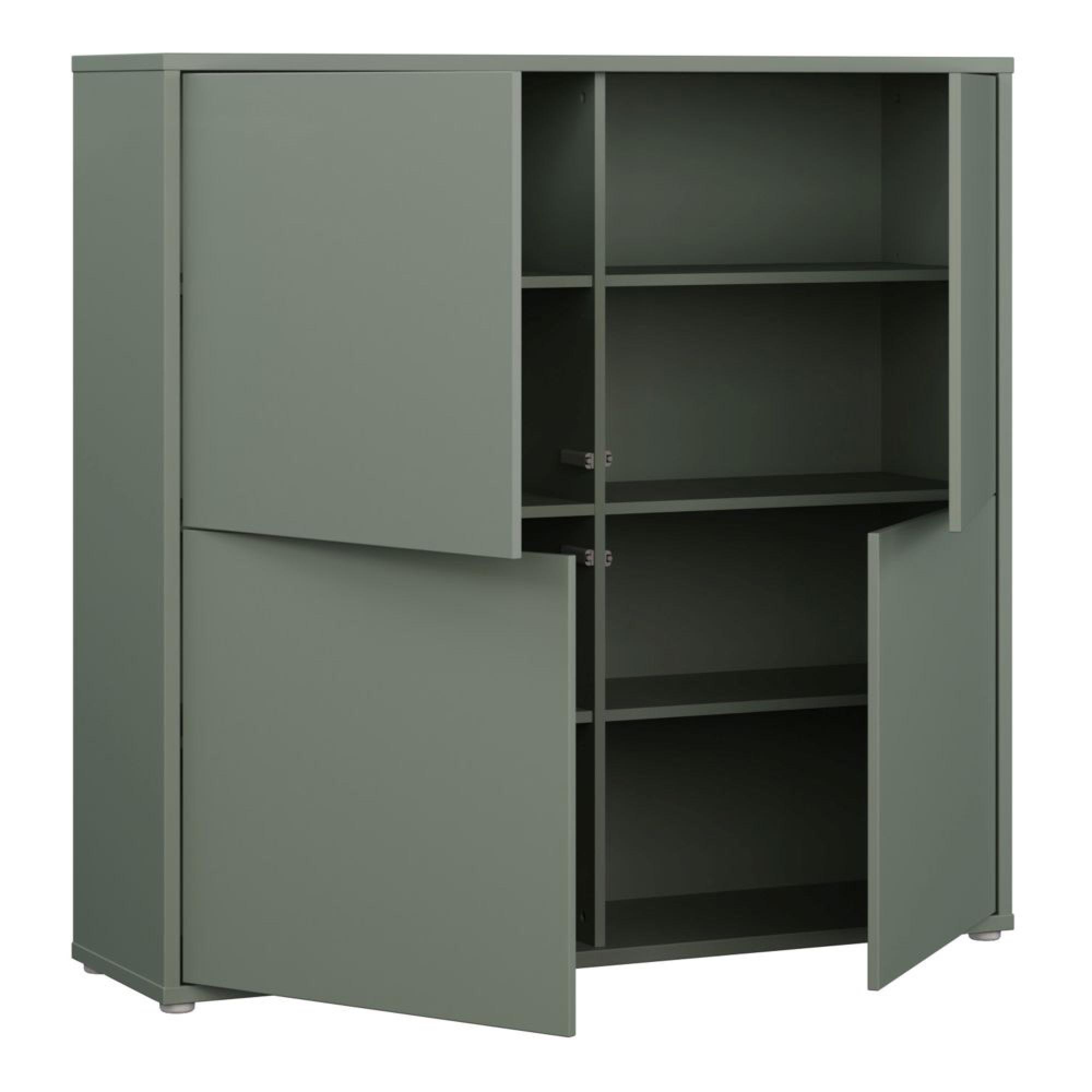 Alice Springs Storage Cabinet - 4 Door - Large - Sage Green