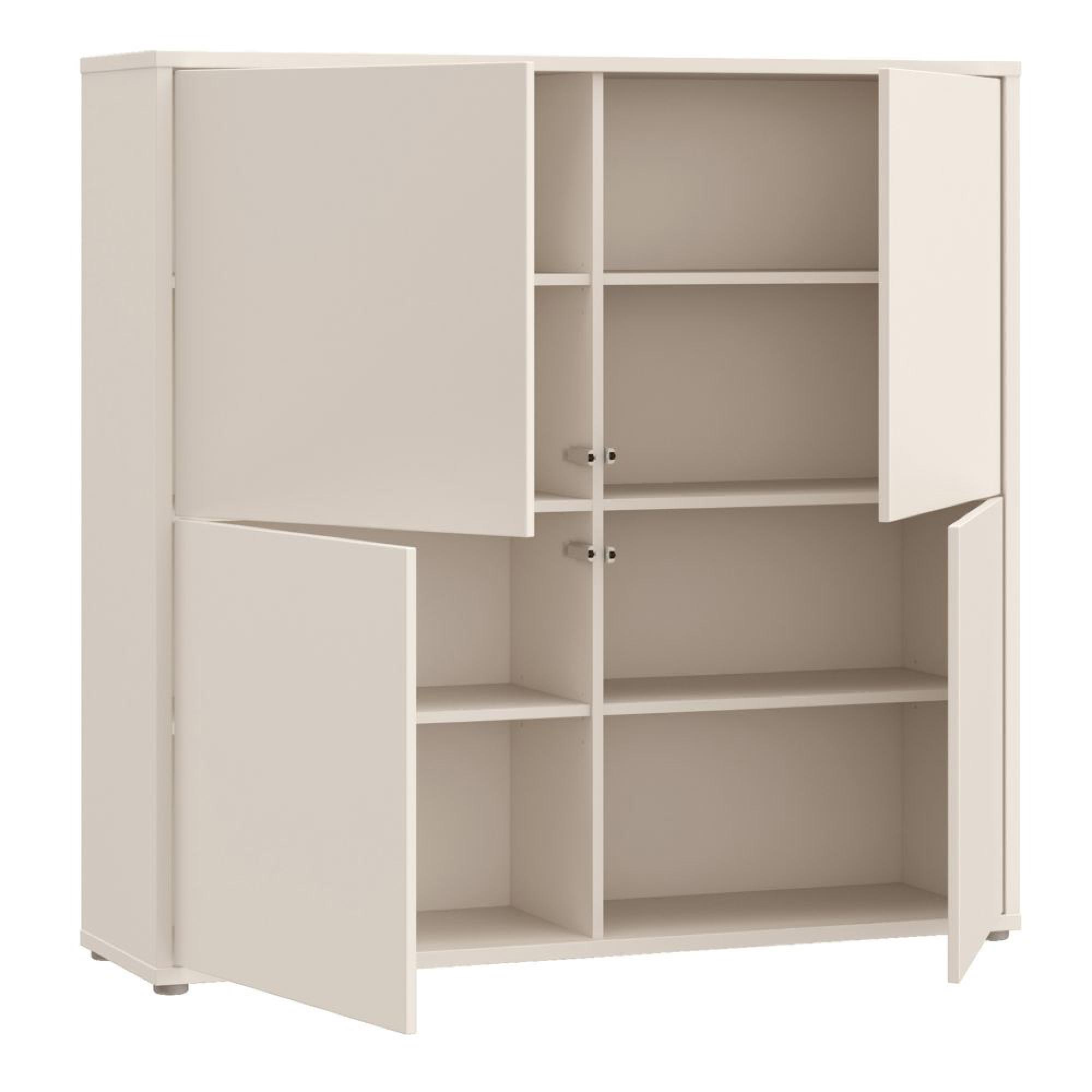 Alice Springs Storage Cabinet - 4 Door - Large - Sand