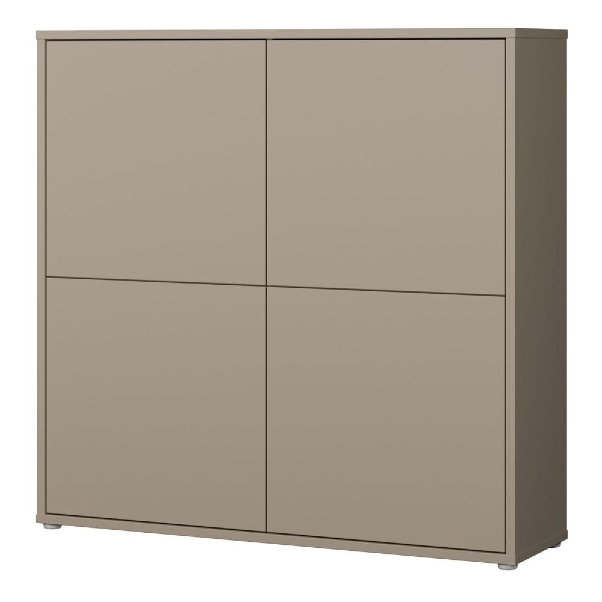 Alice Springs Storage Cabinet - 4 Door - Large - Taupe