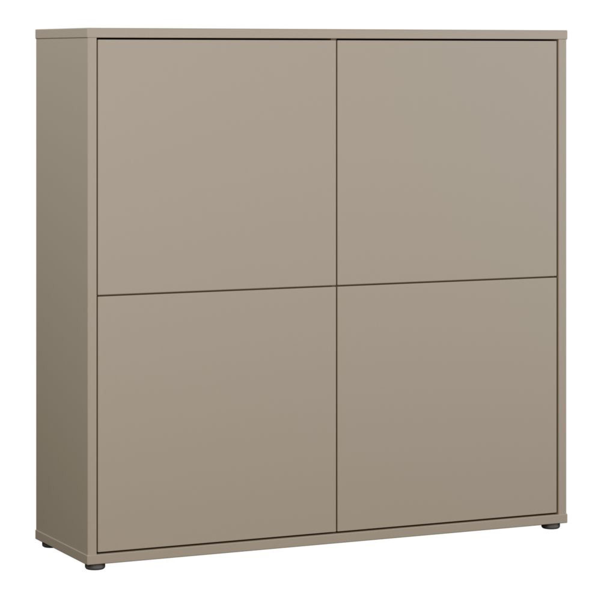 Alice Springs Storage Cabinet - 4 Door - Large - Taupe