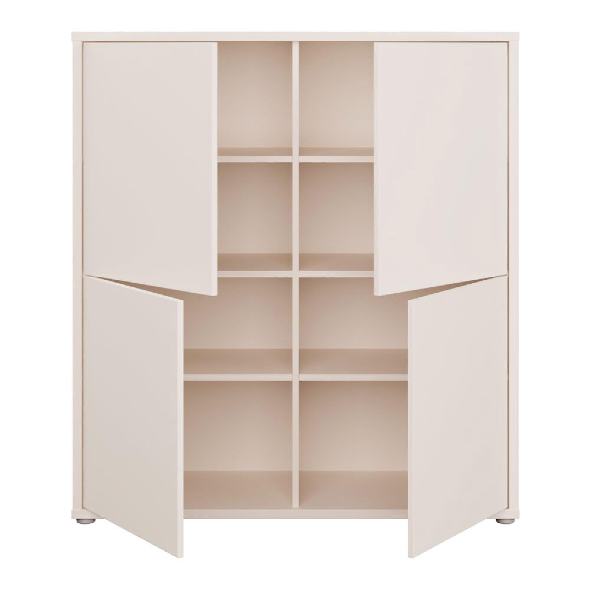 Alice Springs Storage Cabinet - 4 Door - Sand