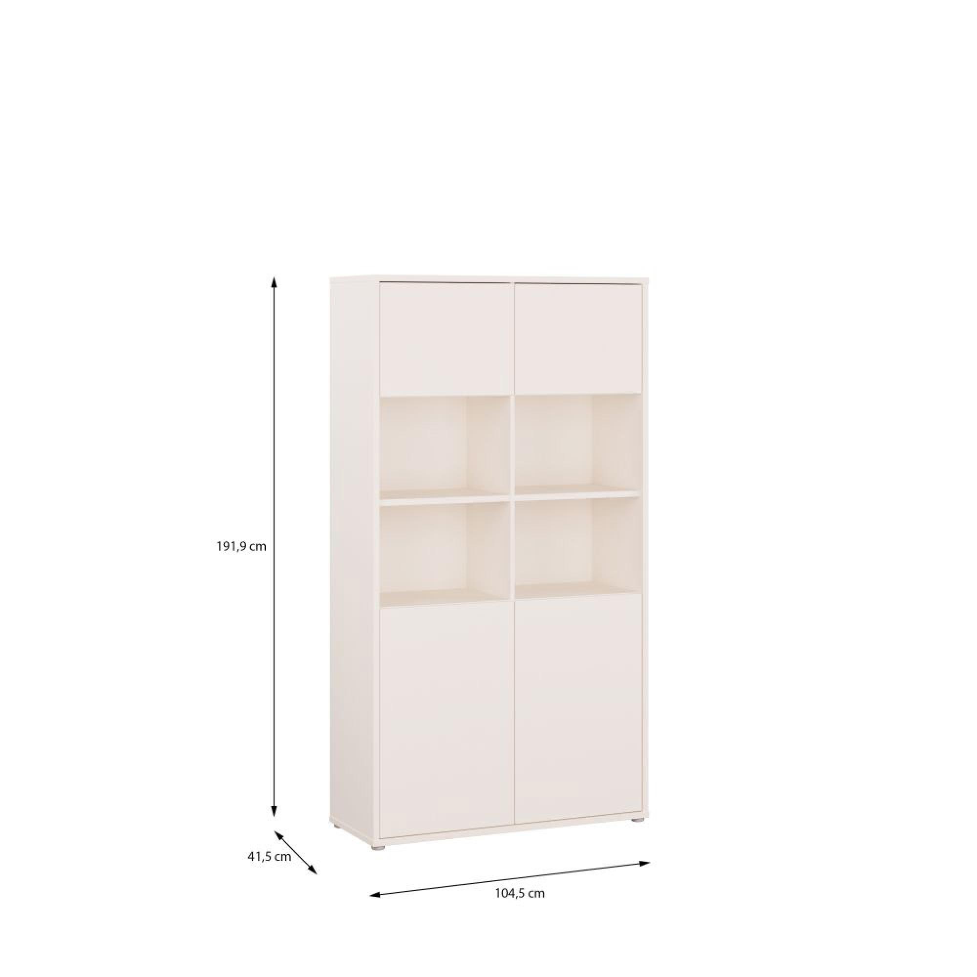 Alice Springs Storage Cabinet - 4 Door - Wide - Sand