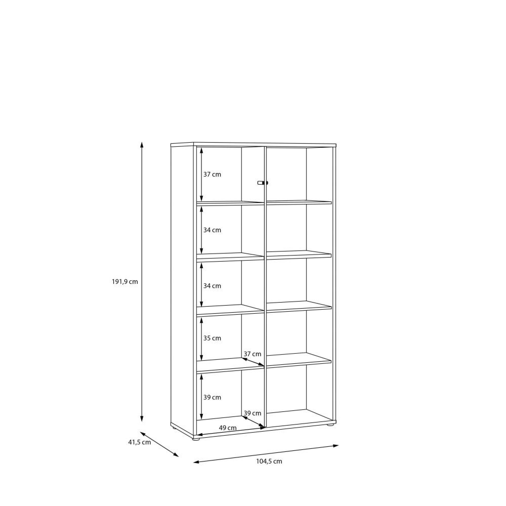 Alice Springs Storage Cabinet - 4 Door - Wide - Sand