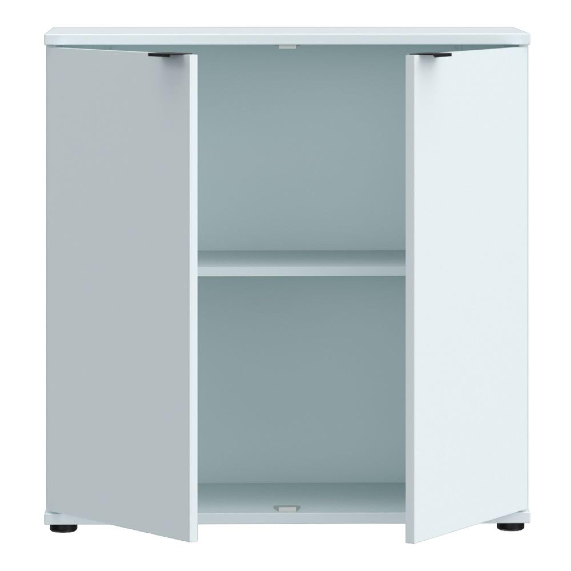 Ganymede Hall Cabinet - 2 Door - Light Grey