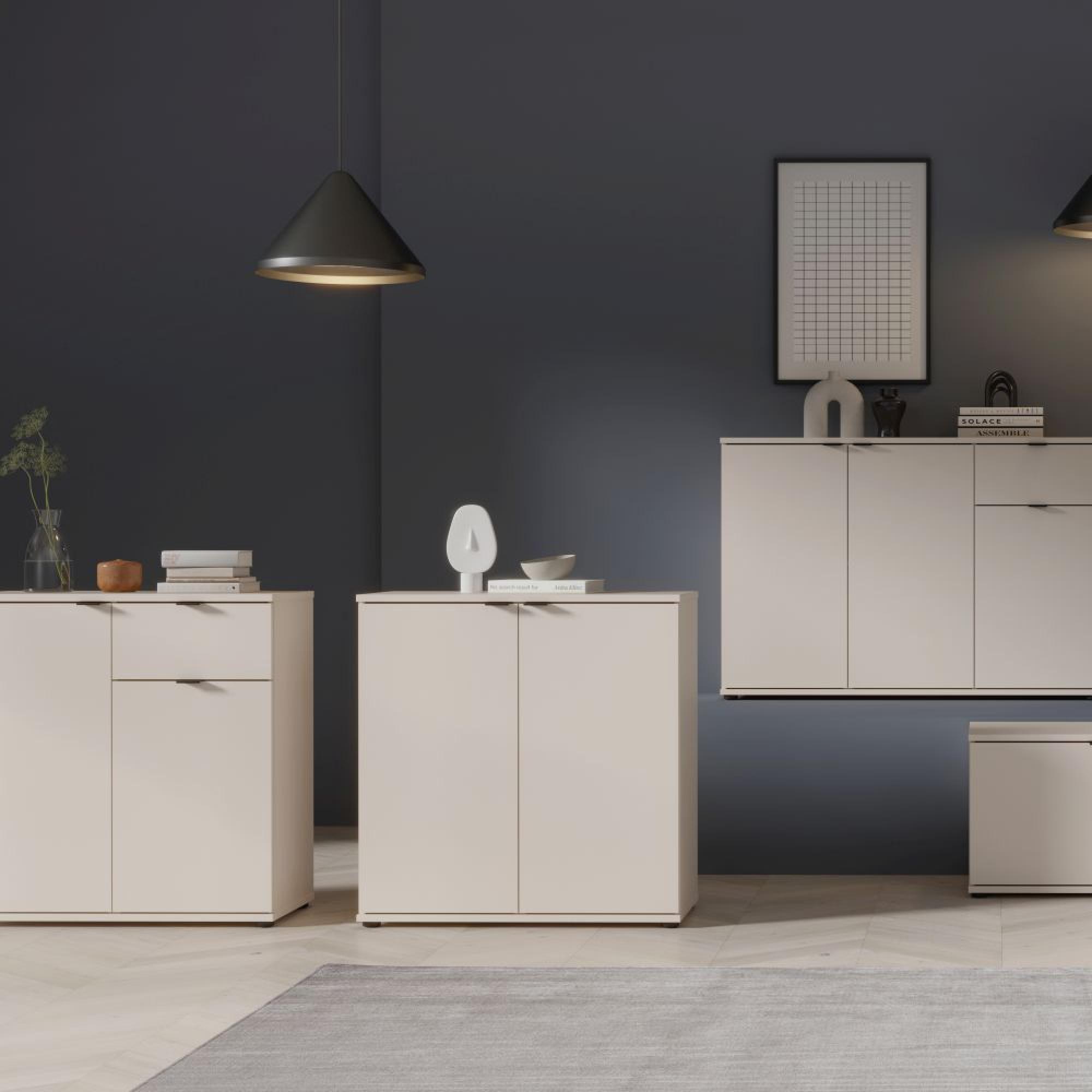 Ganymede Hall Cabinet - 2 Door - Sand