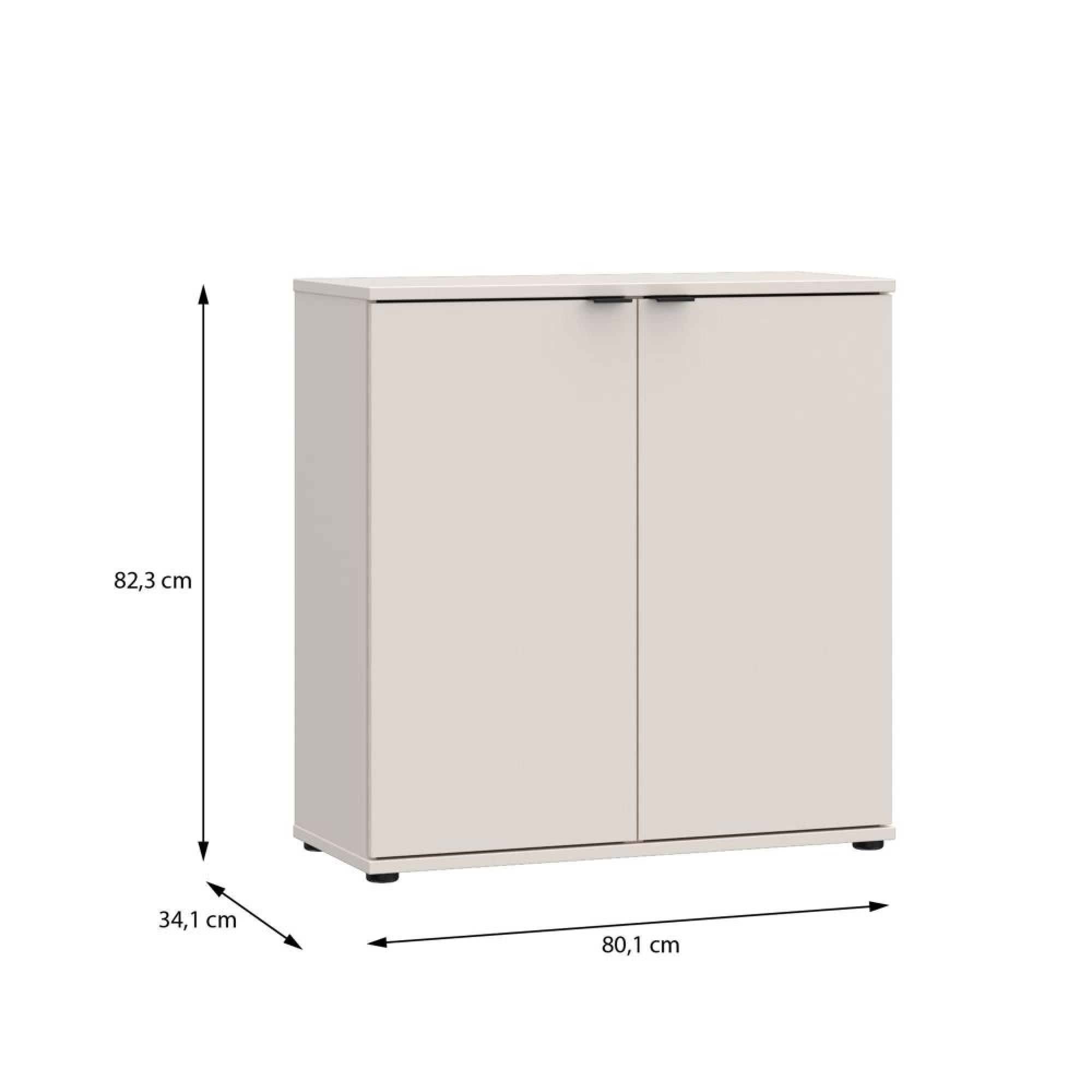Ganymede Hall Cabinet - 2 Door - Sand
