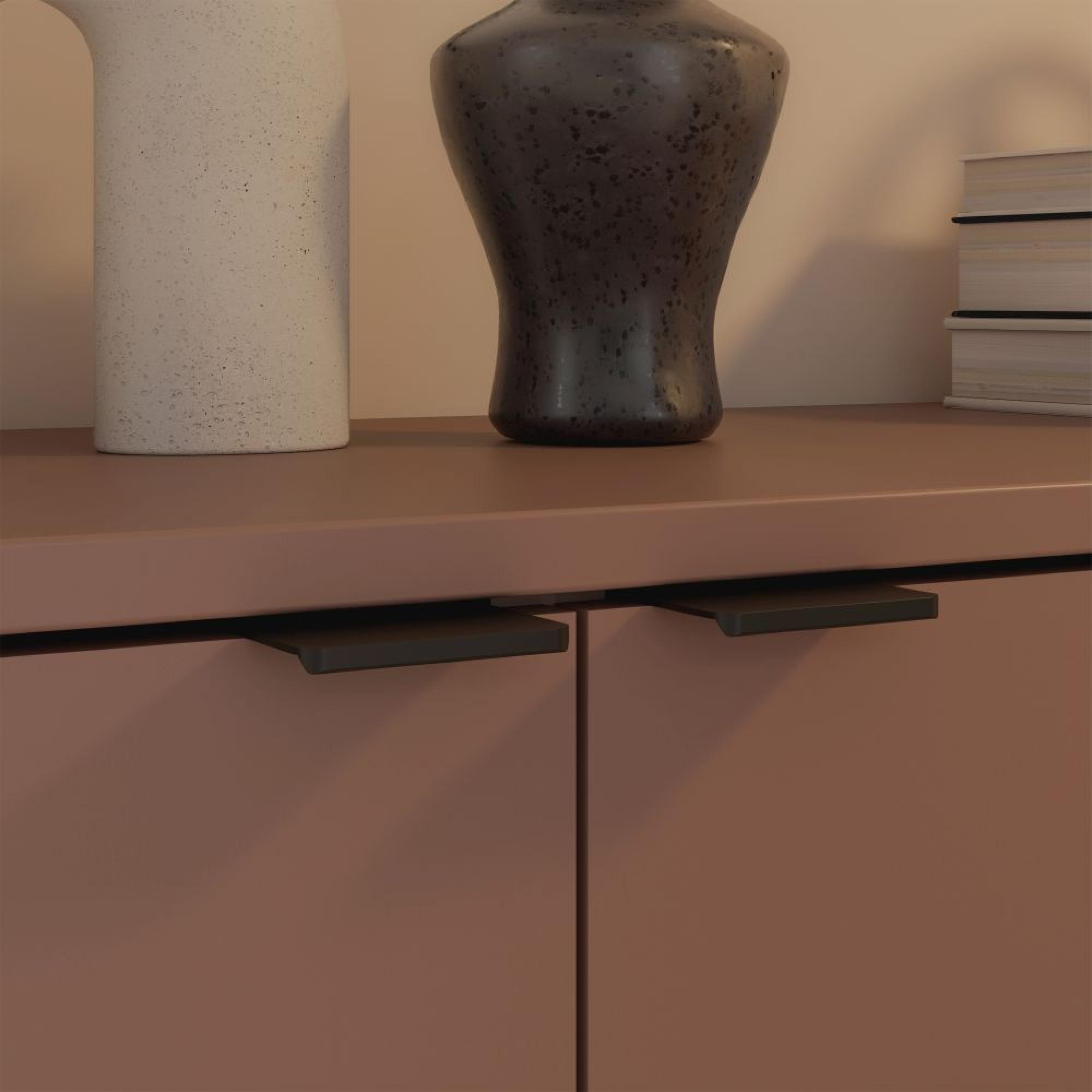 Ganymede Hall Cabinet - 2 Door - Terracotta