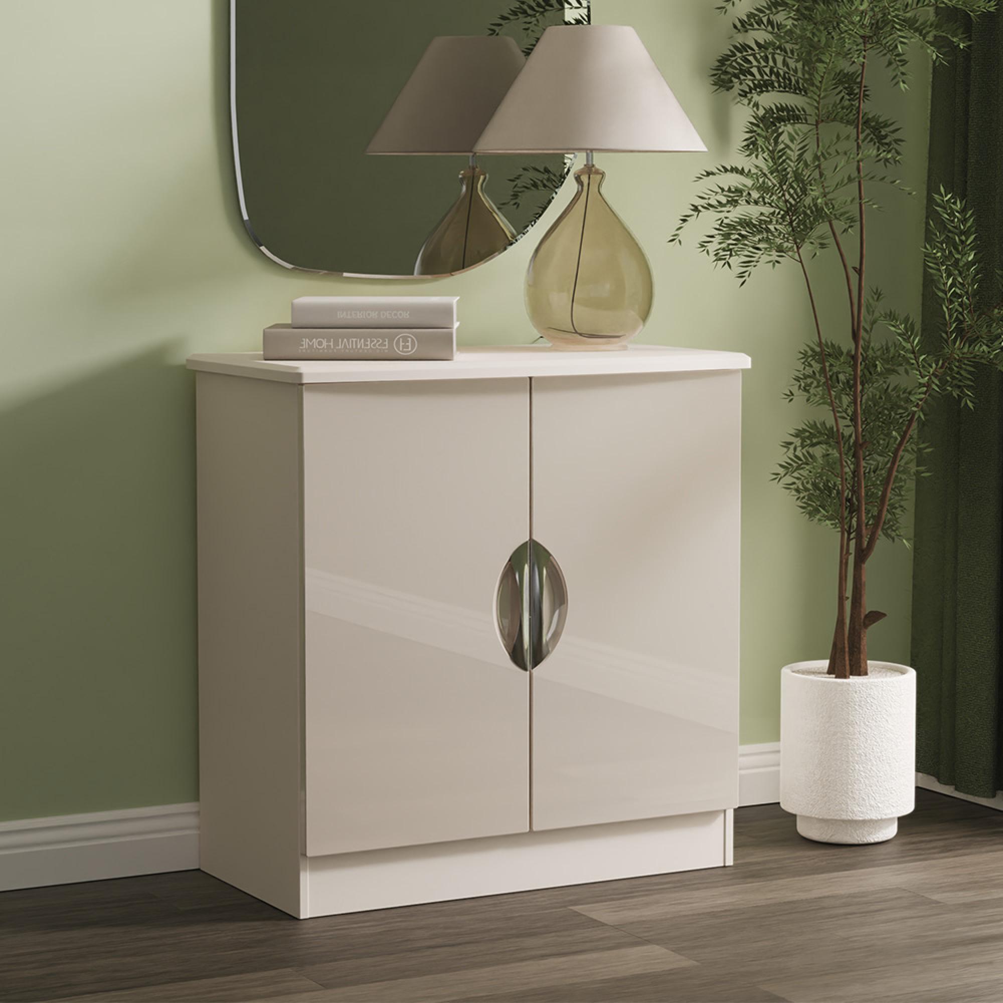 Camden Hall Cabinet - 2 Door - Cashmere