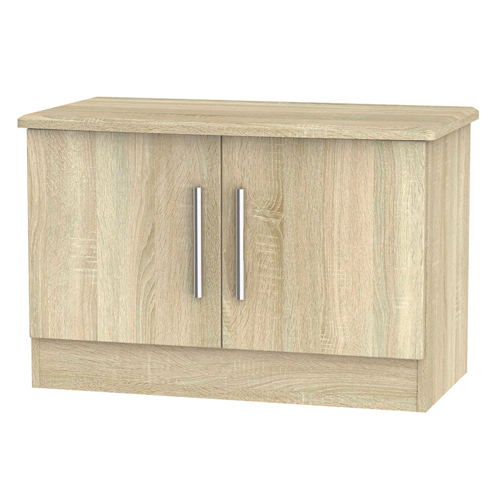 Knightsbridge Low Cabinet - 2 Door - Oak