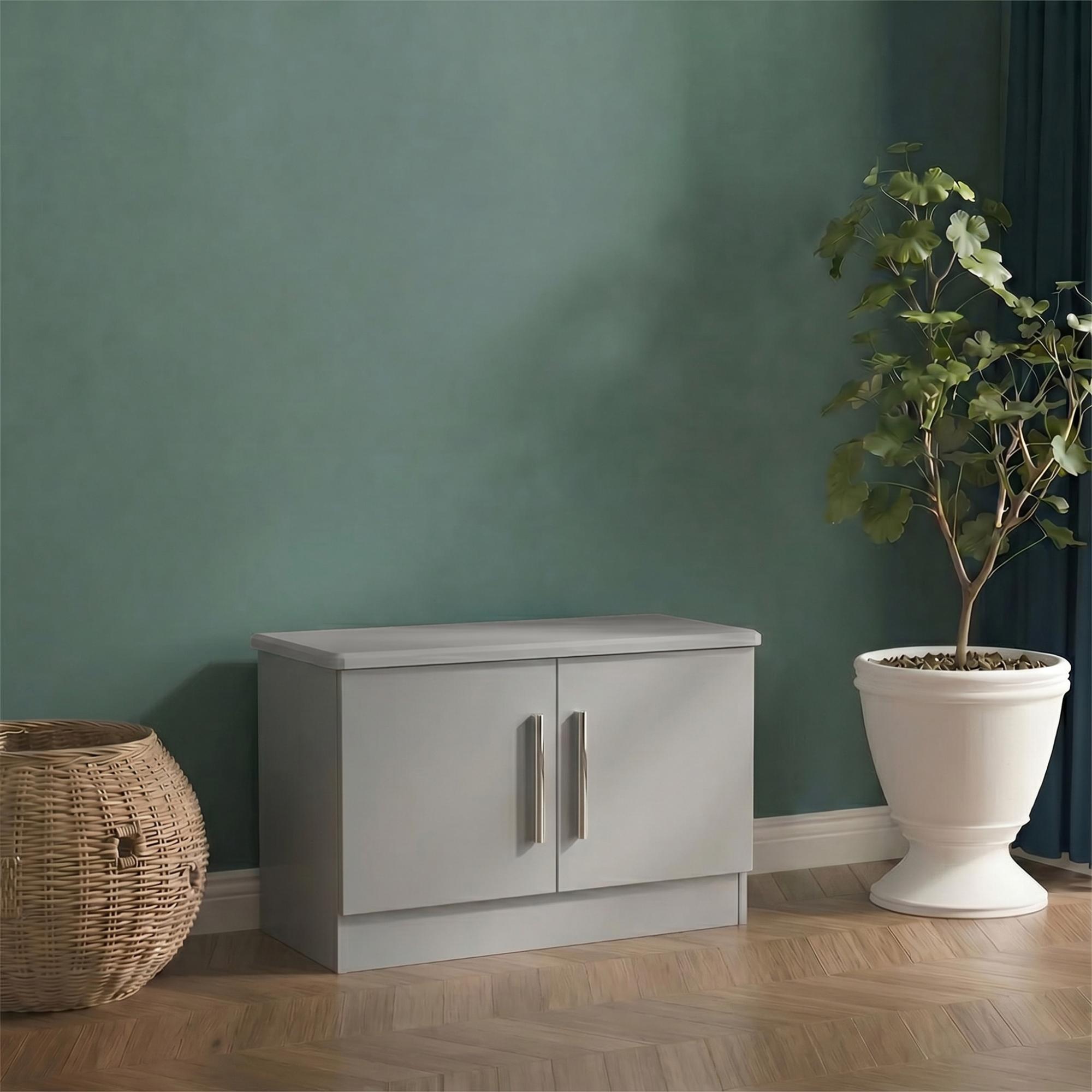 Knightsbridge Low Cabinet - 2 Door - Grey