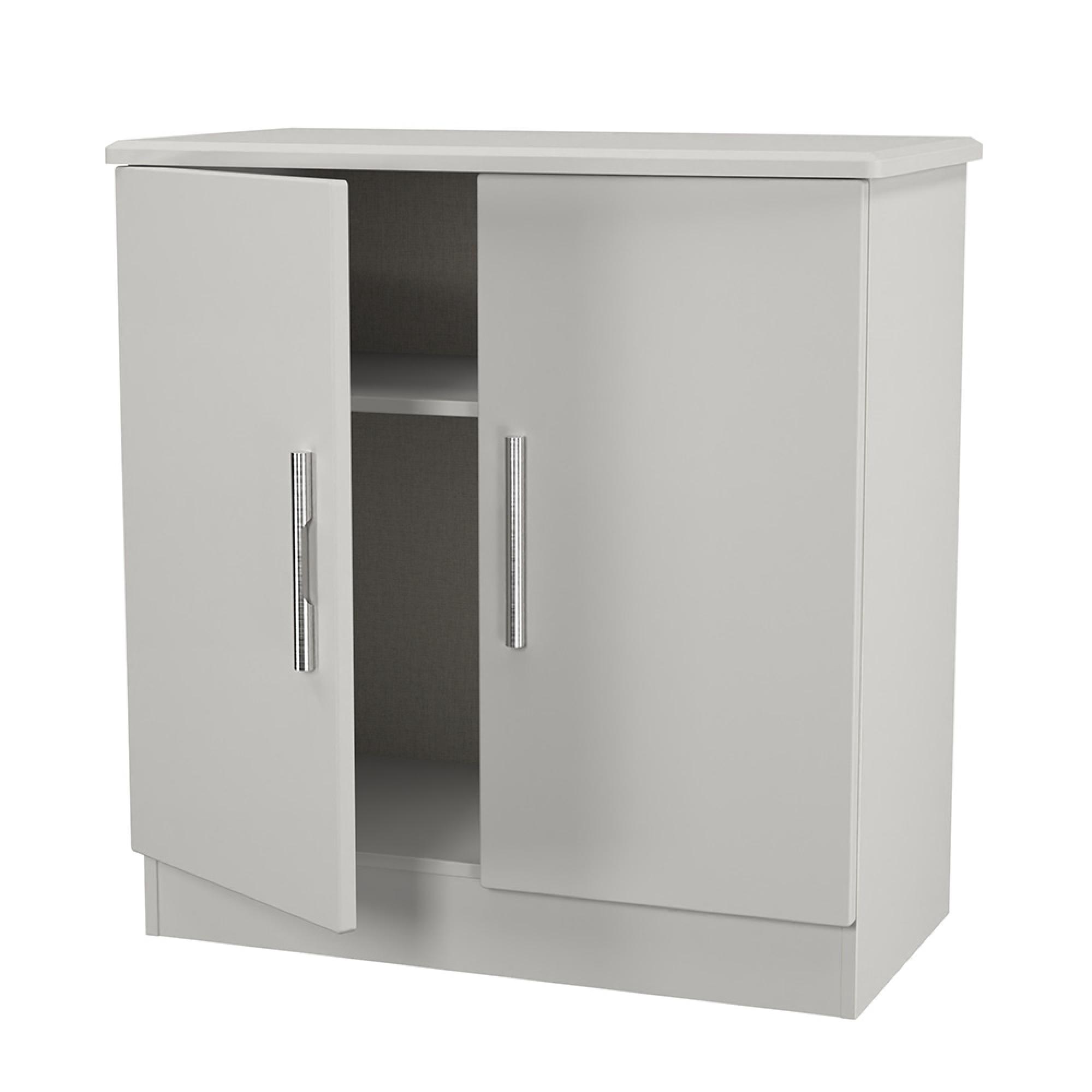 Knightsbridge Hall Cabinet - 2 Door - Grey