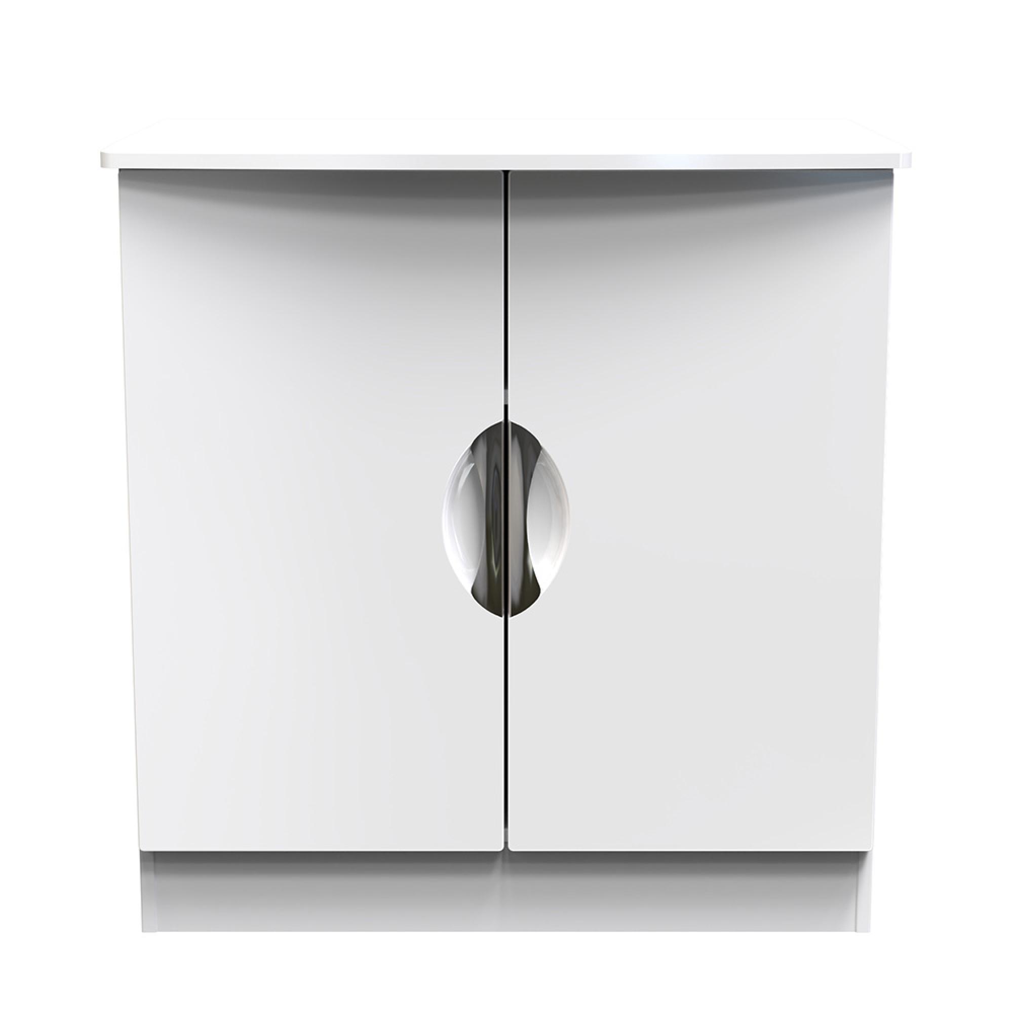 Camden Hall Cabinet - 2 Door - White Gloss