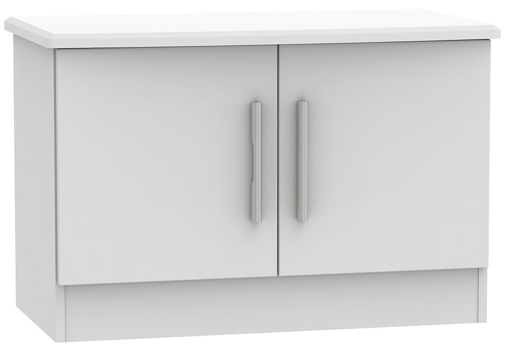 Knightsbridge Grey 2 Door Low Cabinet