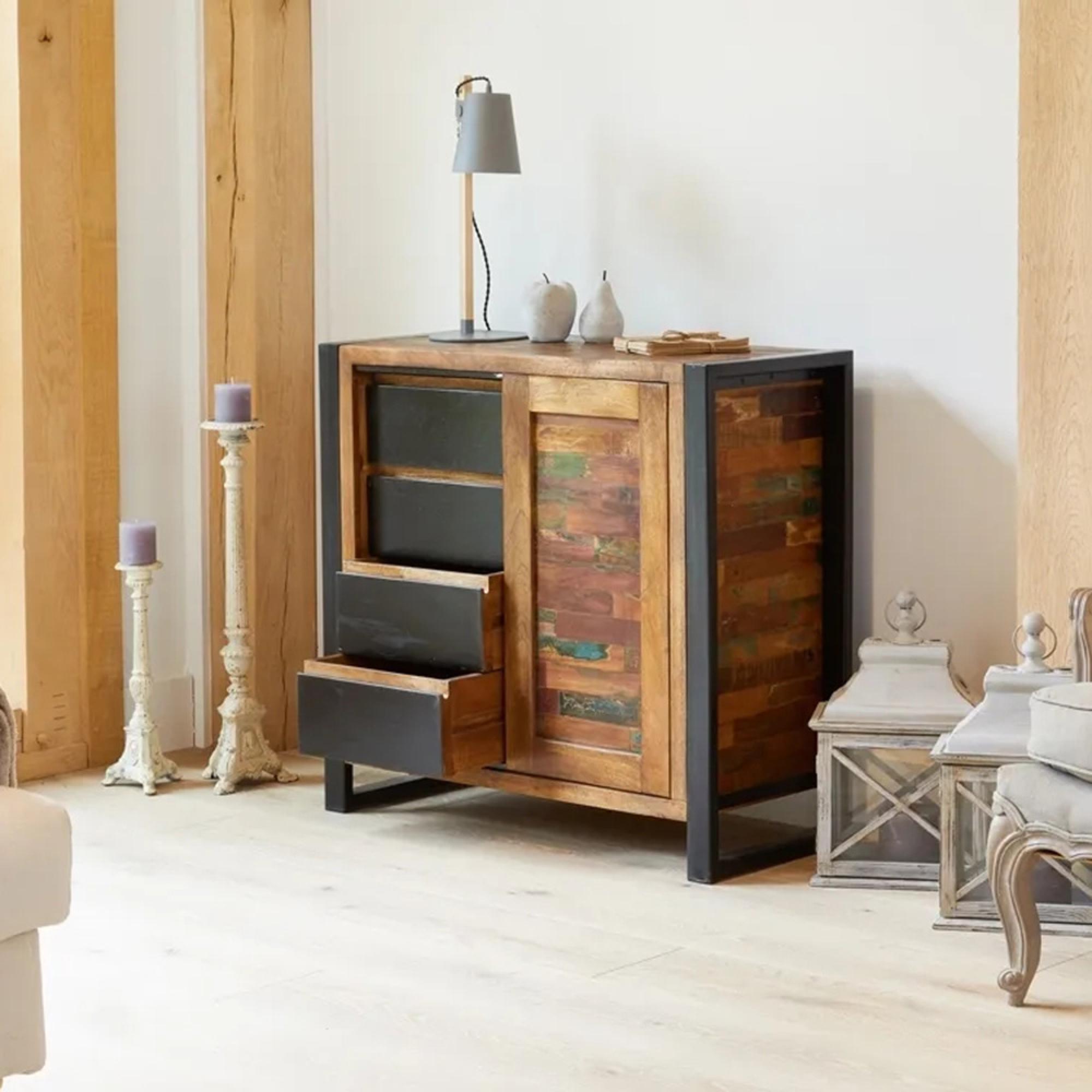 Urban Chic Reclaimed Home Storage Cupboard