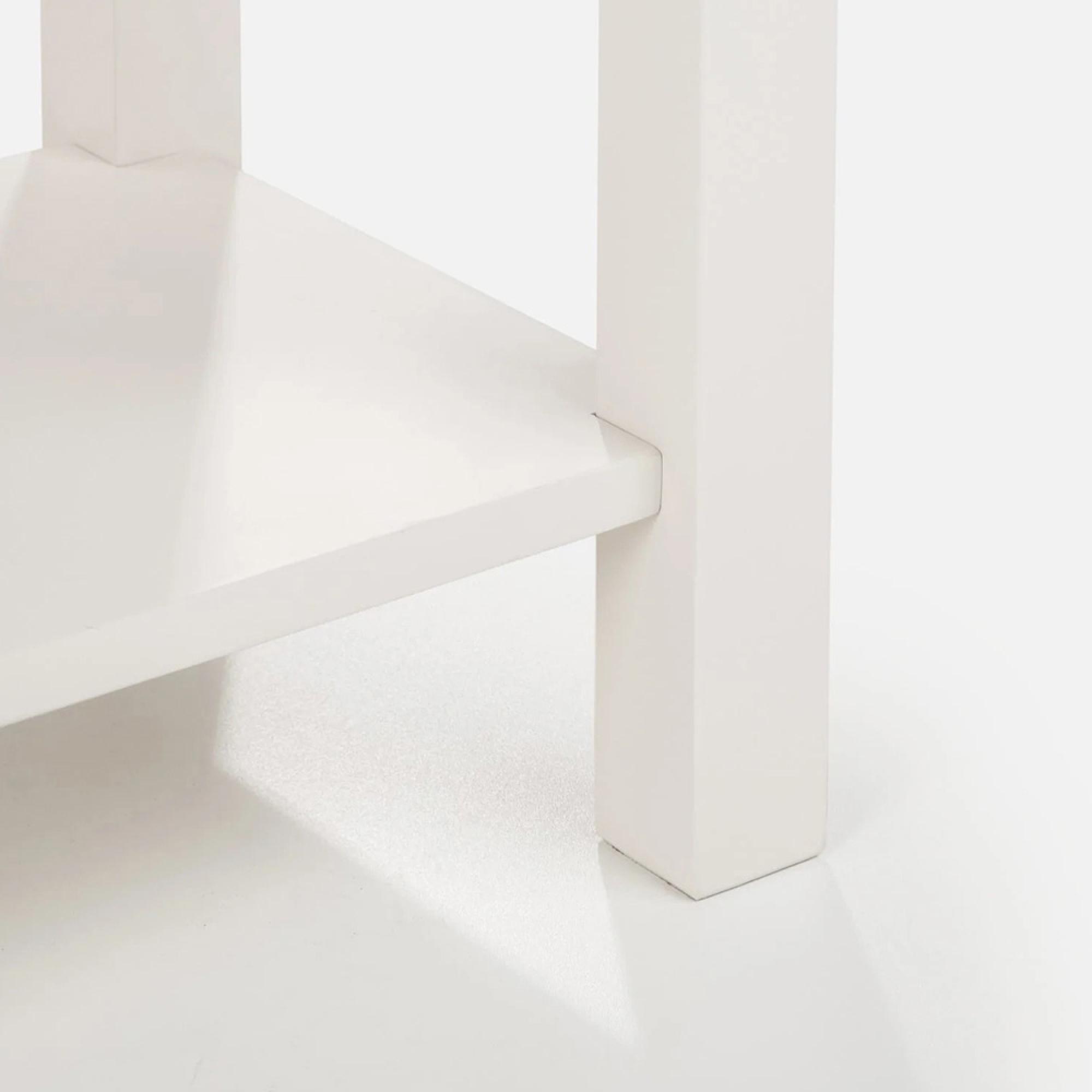 Coxmoor Console Table with Shelf - Ivory