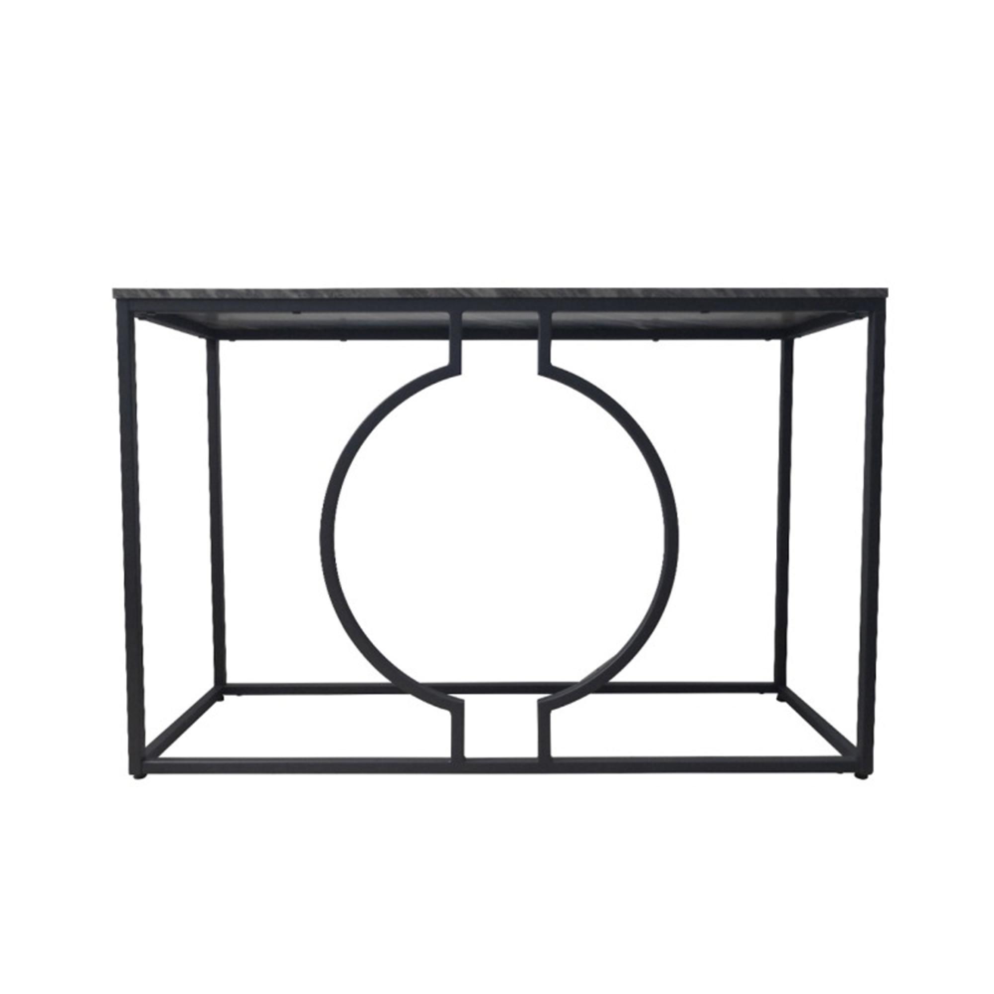 Alora Console Table - Marble Effect and Metal