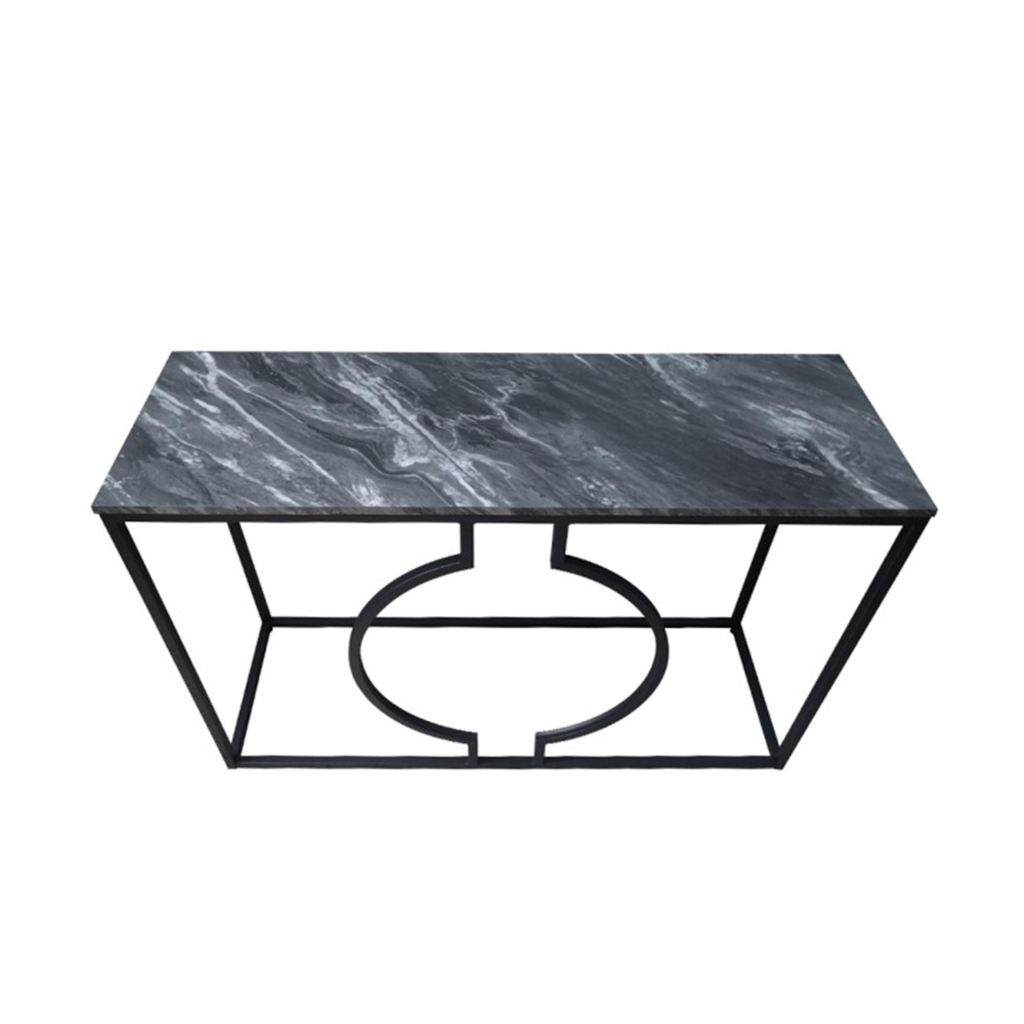 Alora Console Table - Marble Effect and Metal