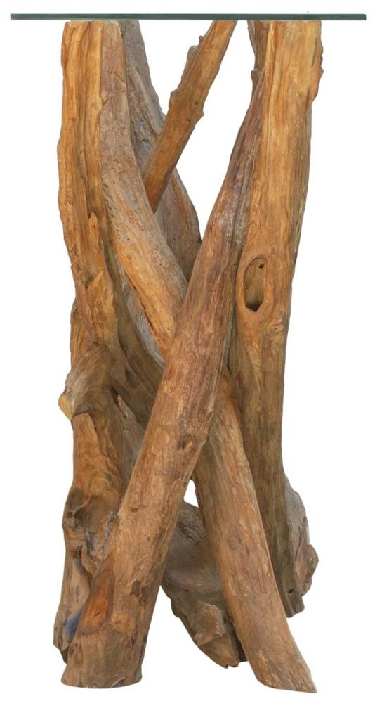 Branchwood Console Table - Glass Top