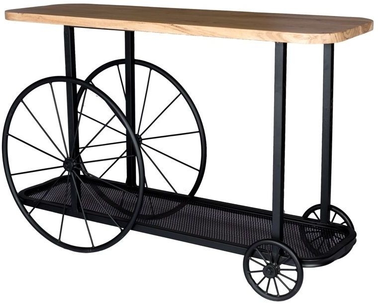 Cart Industrial Style Console Table