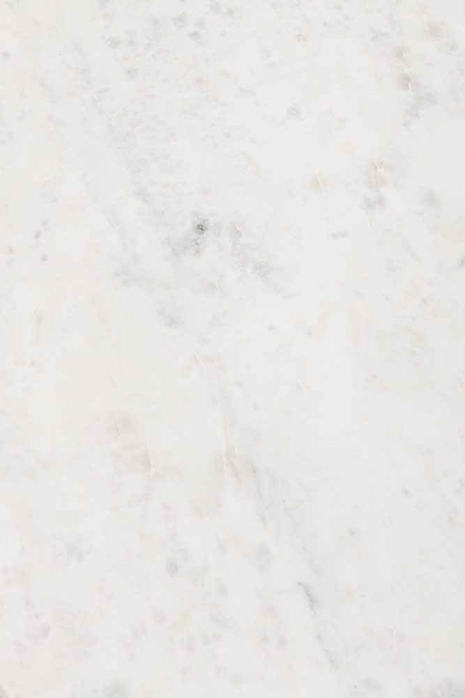 Clearance - Crossroad Console Table - White Marble Top - Chrome Frame