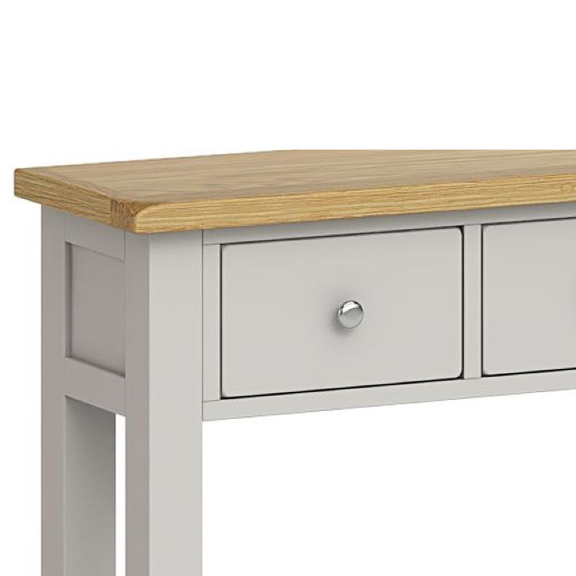 Clearance - Guildford Grey 2 Drawer Console Table - FSS16404