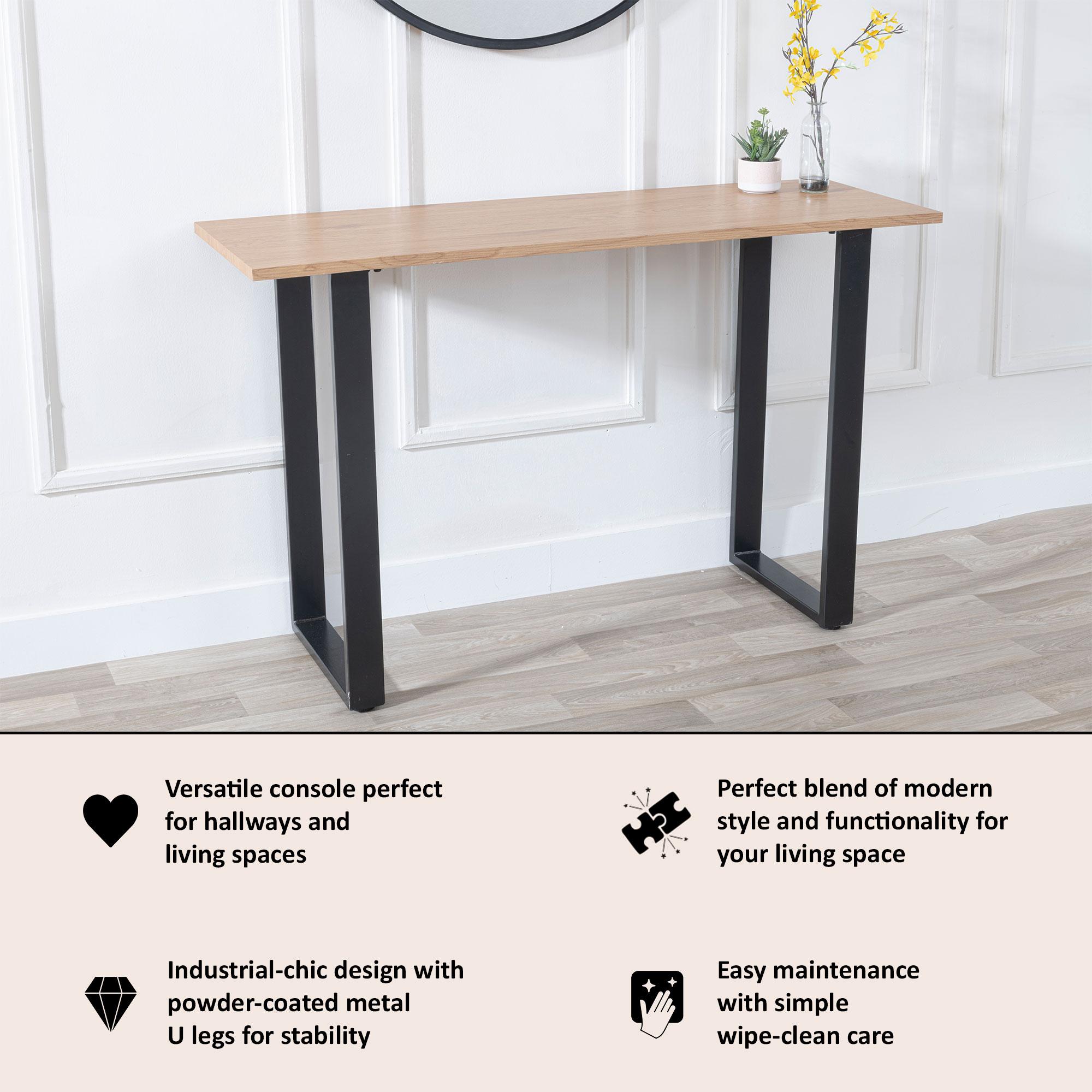 Clearance - Texas Console Table - Oak